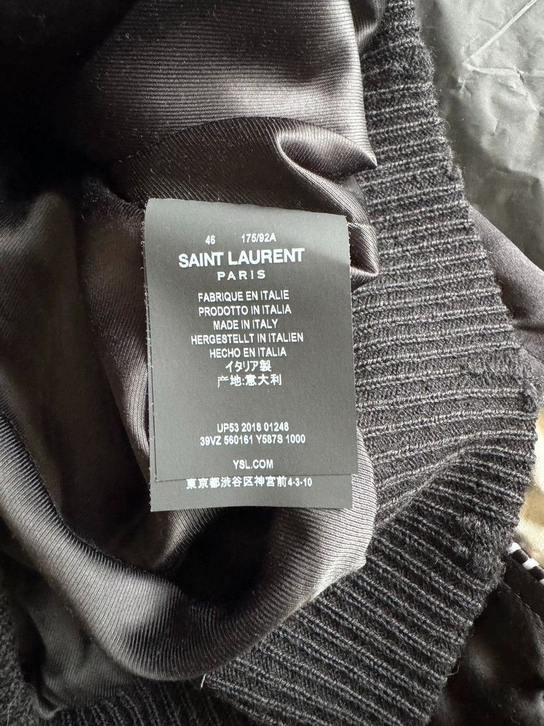 Saint Laurent Paris Saint Laurent Paris Embroidered heavy-duty jacket-2506 Size US S / EU 44-46 / 1 - 7 Thumbnail