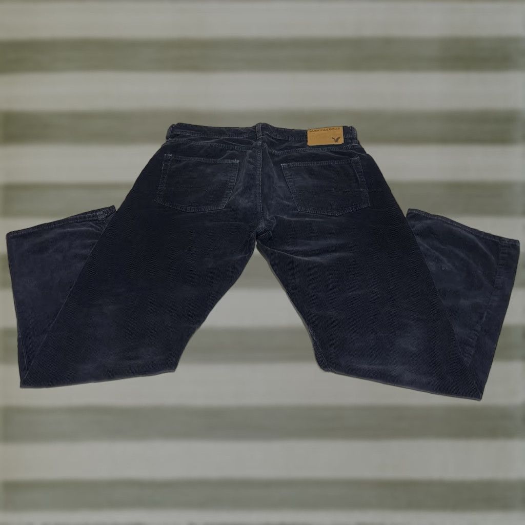 American Eagle Outfitters VINTAGE? No — American Eagle Corduroy Pants Mens Regular 34x28 Blue Chino Flat Front Pockets 34 Waist Casual Size US 34 / EU 50 - 1 Thumbnail