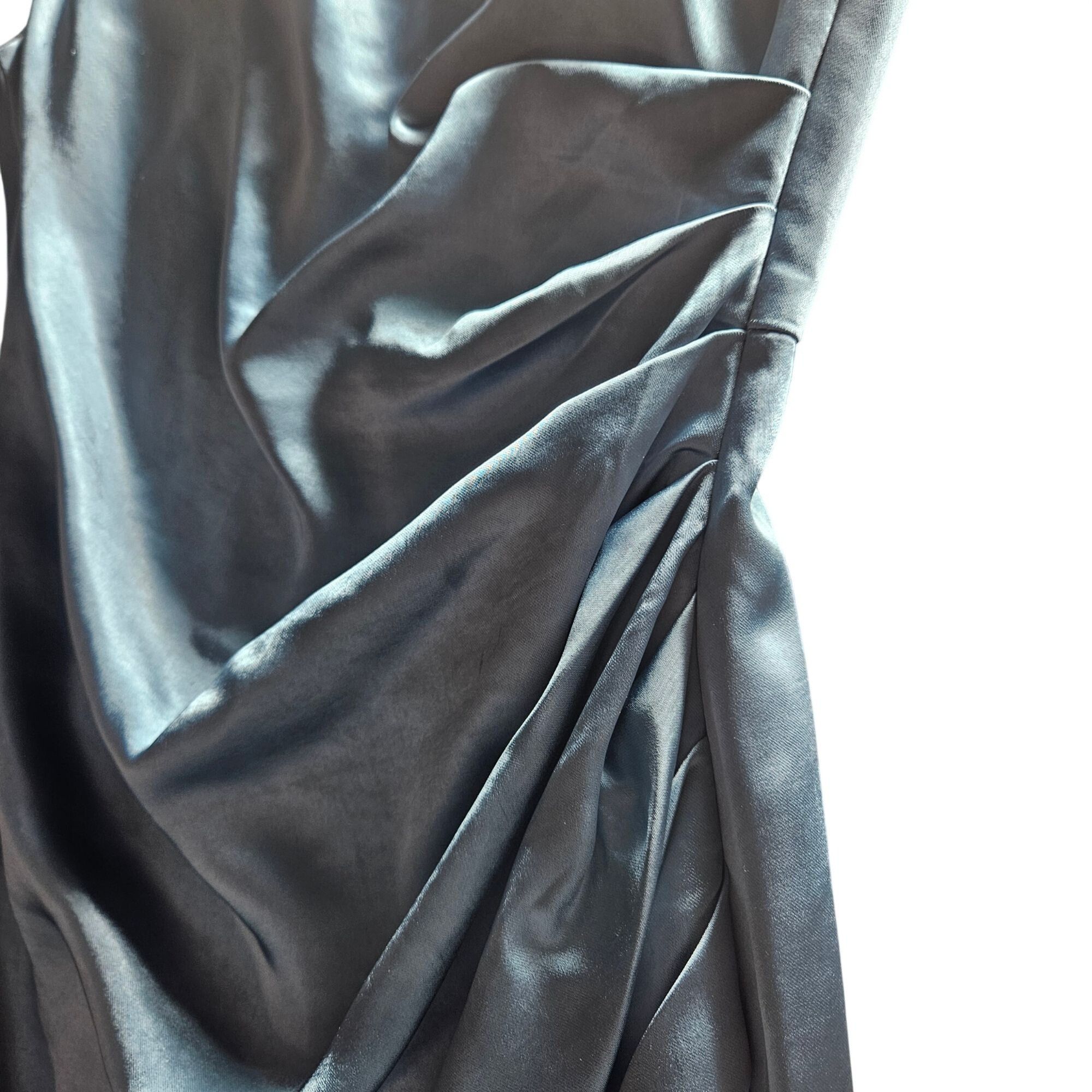 ELLIATT Elliatt Cassini 1 shoulder S dress cadet blue Coquette Glam Size S / US 4 / IT 40 - 12 Thumbnail