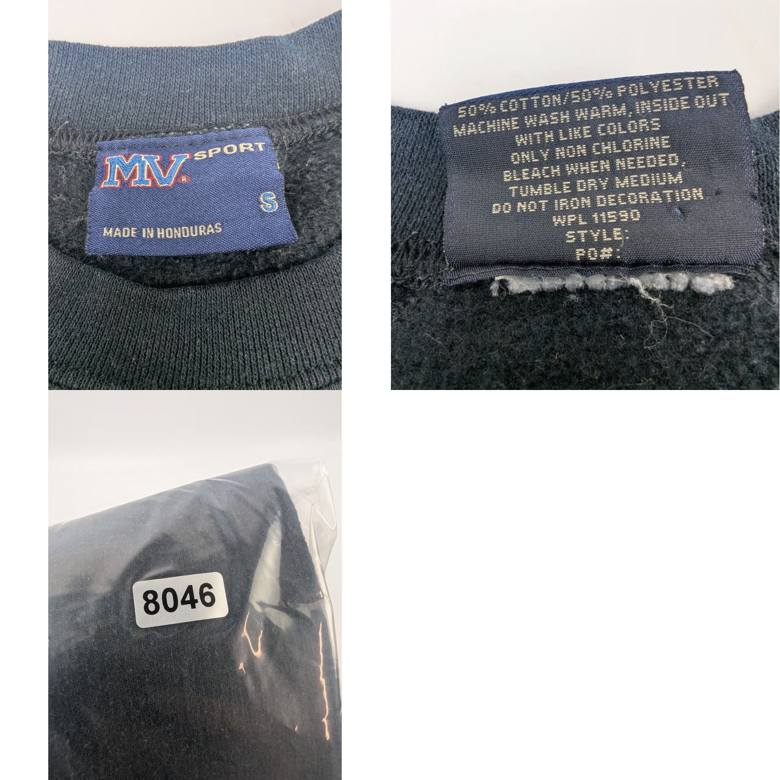 Vintage MV Sport Geneva College Navy Crewneck Sweatshirt Mens Shirt Pullover Long Sleeve Small Blue Cotton Logo Weekday College Size US S / EU 44-46 / 1 - 8 Thumbnail
