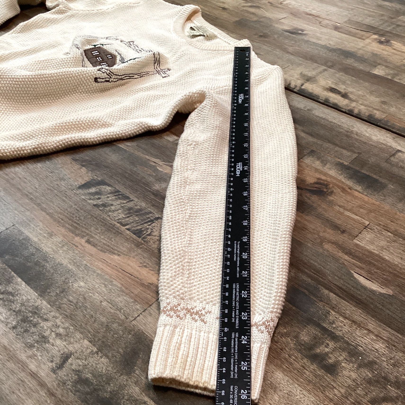 Vintage VINTAGE Cabela's Sweater Womens S Reg Ivory Knit Pullover Embroidered Cabincore Moose Size S / US 4 / IT 40 - 7 Thumbnail