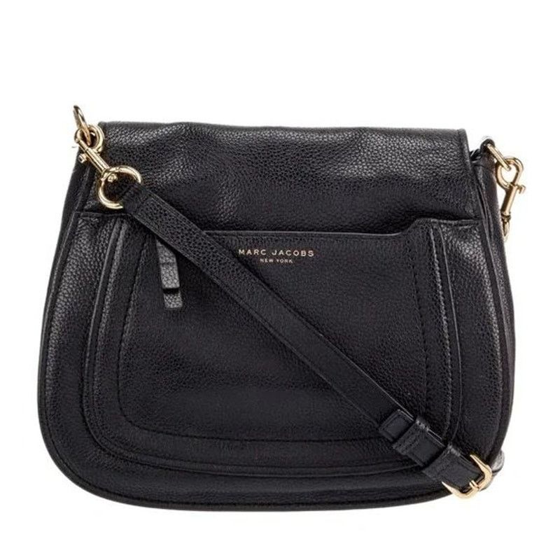 Marc Jacobs MARC JACOBS Pebbled Leather Empire City Crossbody Saddle Bag Size ONE SIZE - 3 Thumbnail