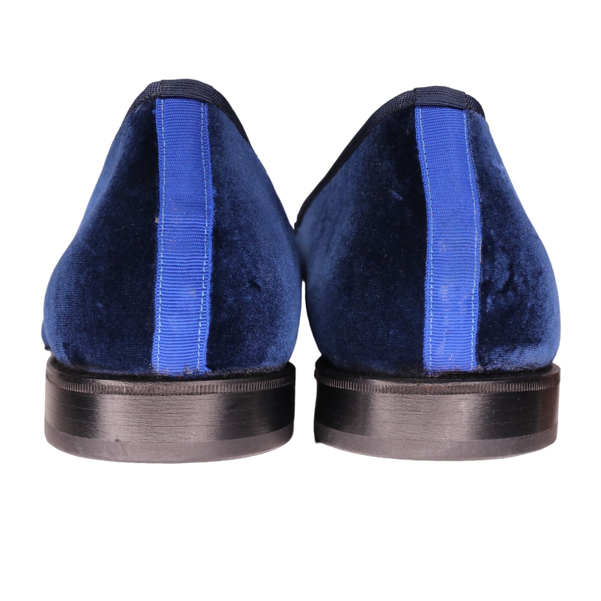 Other NEW Blu Scarpa Italy Mens 19.5 Navy Blue Velvet Dress Shoes Size US 15 / EU 48 - 5 Thumbnail
