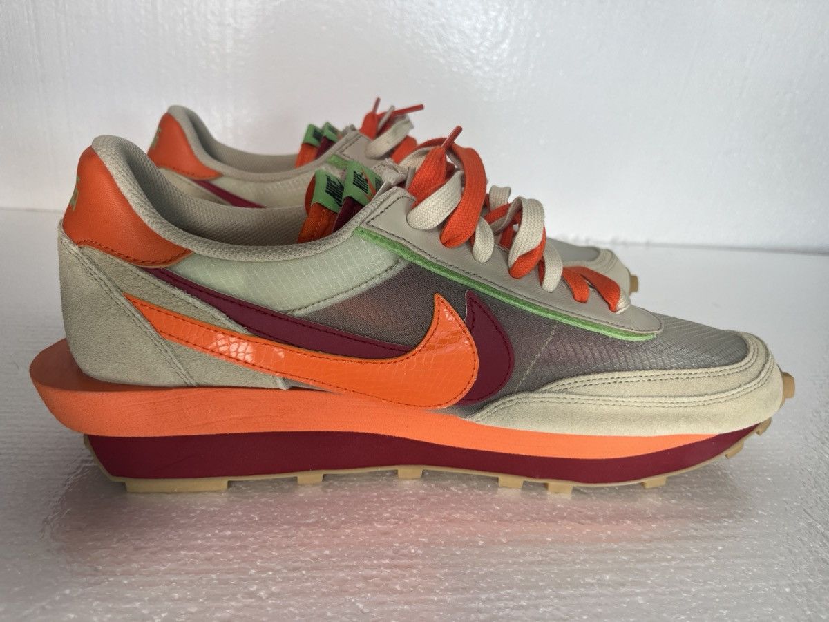 CLOT × Nike × Sacai Nike x Sacai x Clot Sz 14 New Tan Maroon Orange Size US 14 / EU 47 - 5 Thumbnail