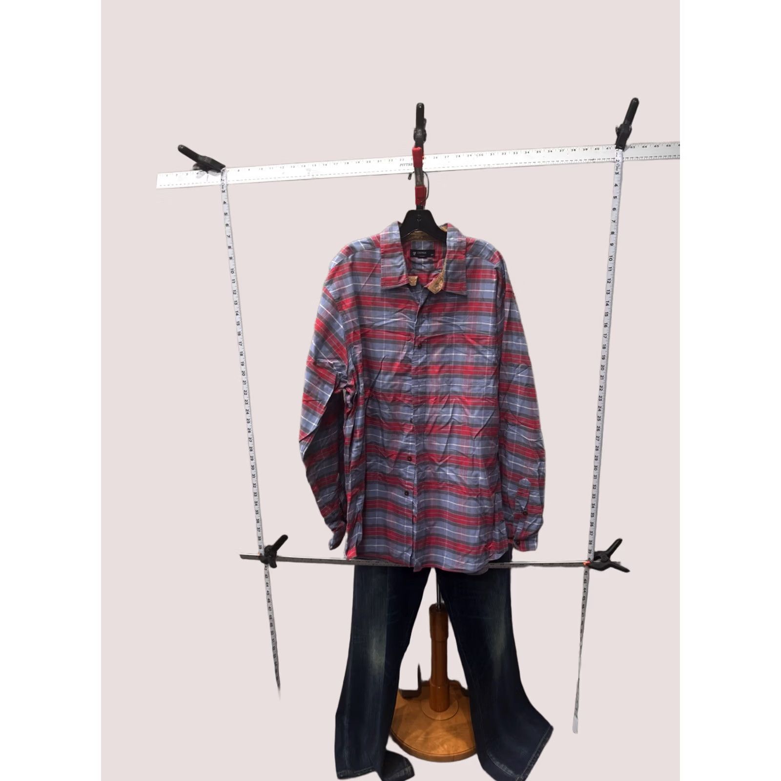 Cremieux Daniel Cremieux Plaid LONG SLEEVE SHIRT XL Men Size US XL / EU 56 / 4 - 1 Thumbnail