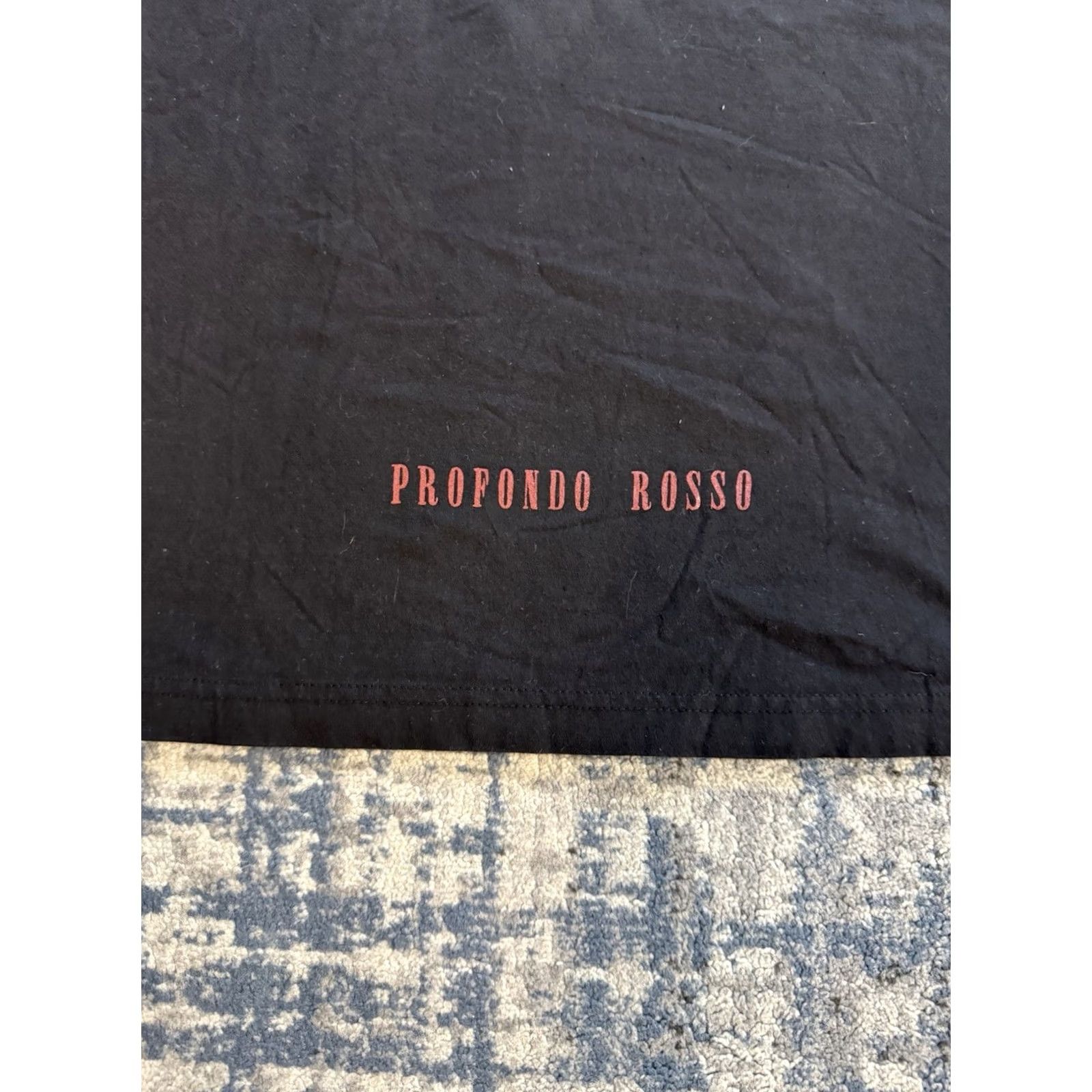 Vintage VINTAGE Opeth Profondo Rosso T Shirt XL Black Short Sleeve Crew Neck Dream Theater Katatonia Metal Logo Graphic Print 2000s Men/Unisex T-Shirt Size US XL / EU 56 / 4 - 4 Thumbnail