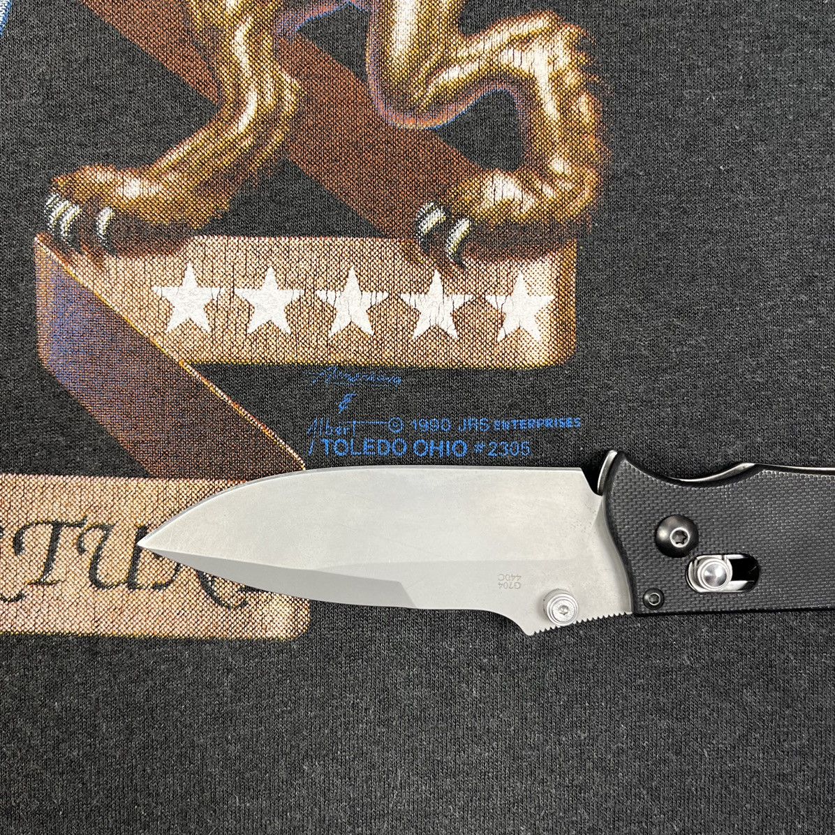 Vintage Vintage Soldier Of Fortune “never taste of death” tee 1990’s Size US XL / EU 56 / 4 - 7 Thumbnail