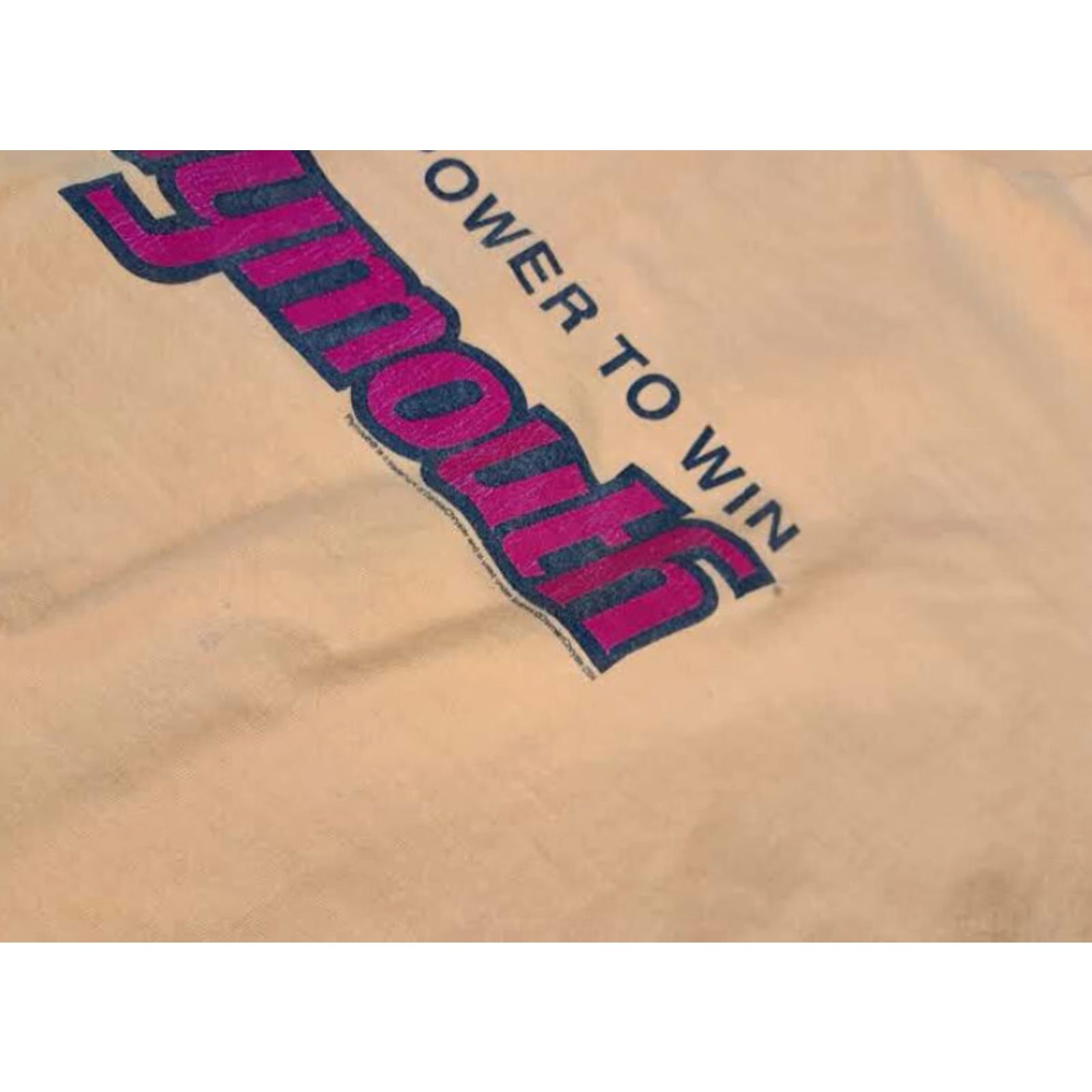 X-LARGE Plymouth Racing T-Shirt Power to Win XL Alstyle Yellow Crew Neck Short Sleeve Men Cars USA 2004 Size US XL / EU 56 / 4 - 3 Thumbnail