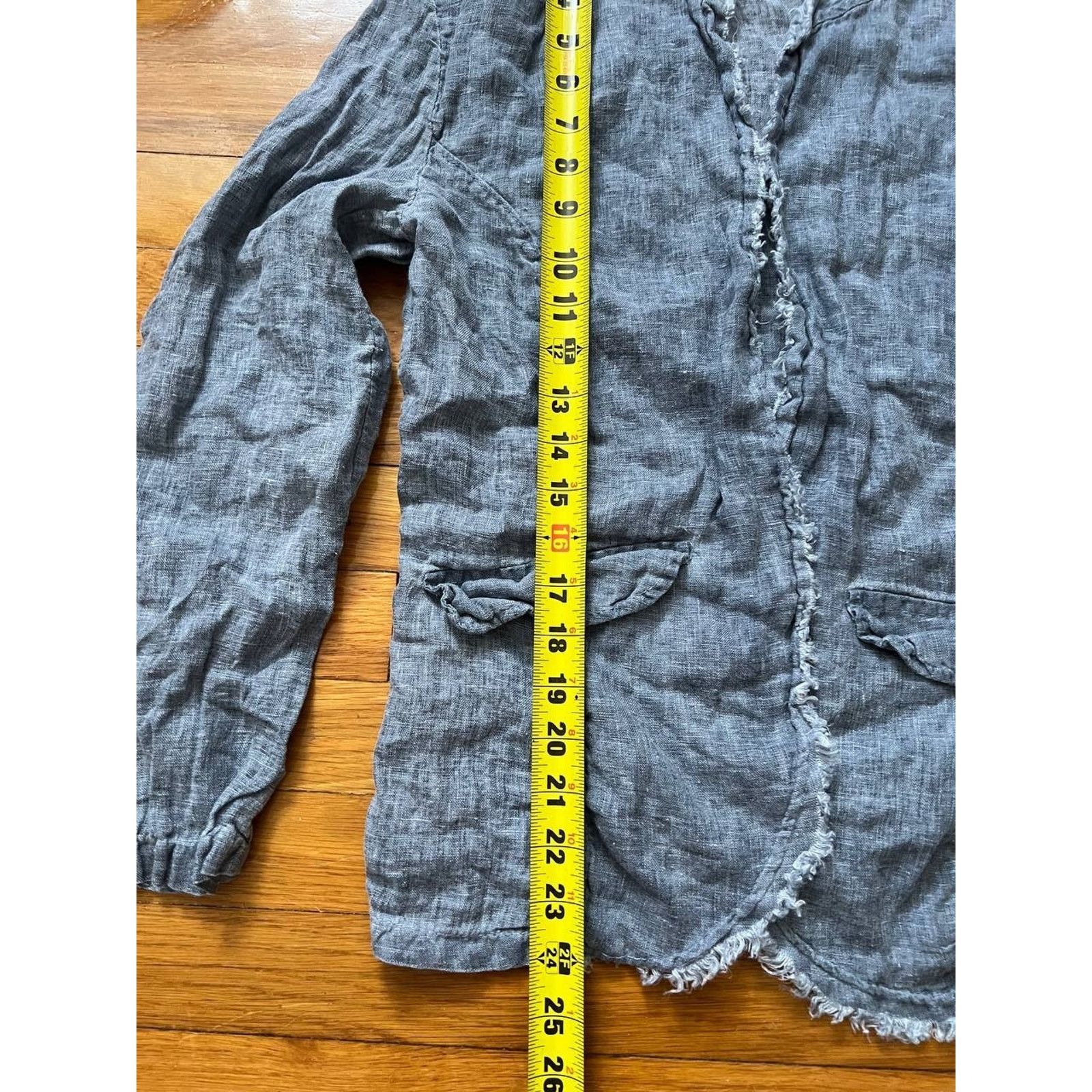 Richardson John Paul Richard Italy linen jacket w/ Pockets S A002041 Size S / US 4 / IT 40 - 2 Thumbnail