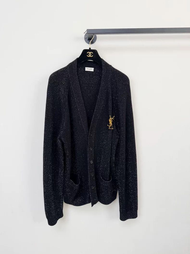 Saint Laurent Starry Knit Cardigan - dmc