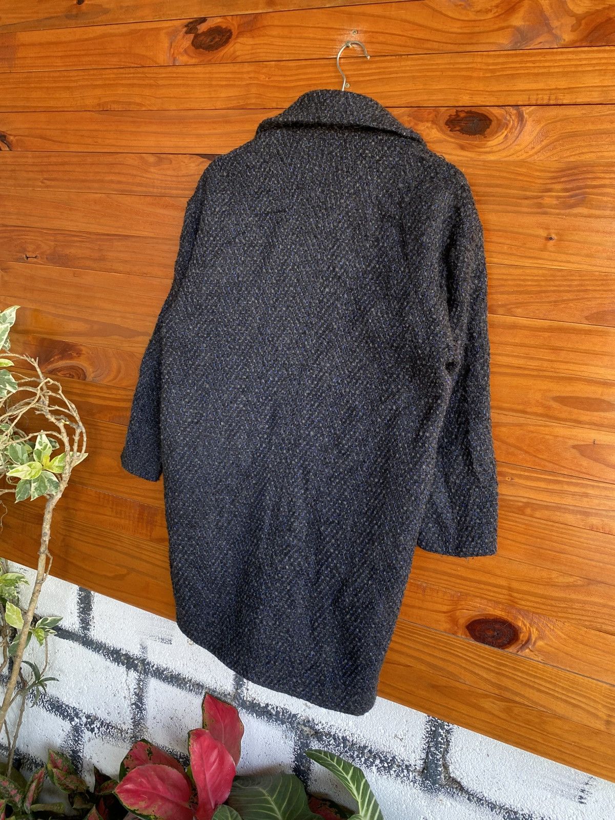 Japanese Brand RULE Wool Blend Textured Overcoat – Japanese Brand Classic Size S / US 4 / IT 40 - 15 Thumbnail