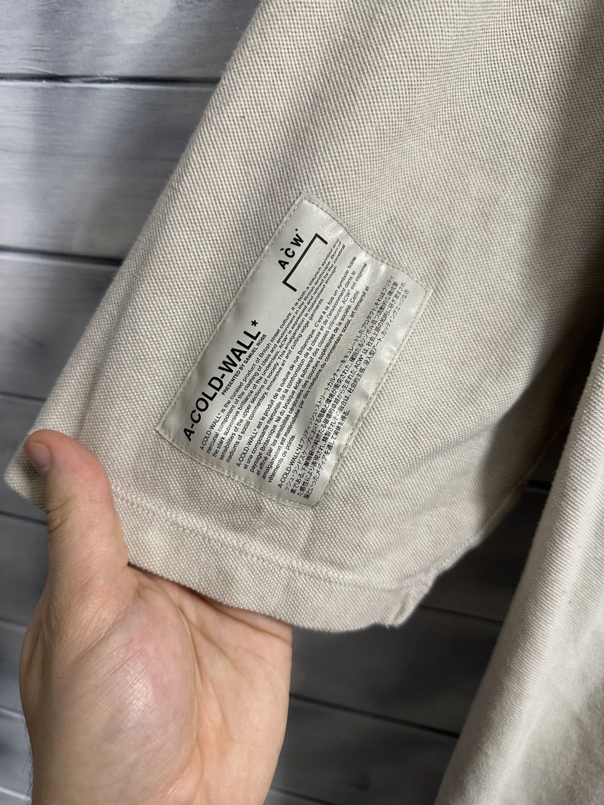 A-COLD-WALL* Rare Polo A Cold Woll Japan Style. Size US XL / EU 56 / 4 - 3 Thumbnail