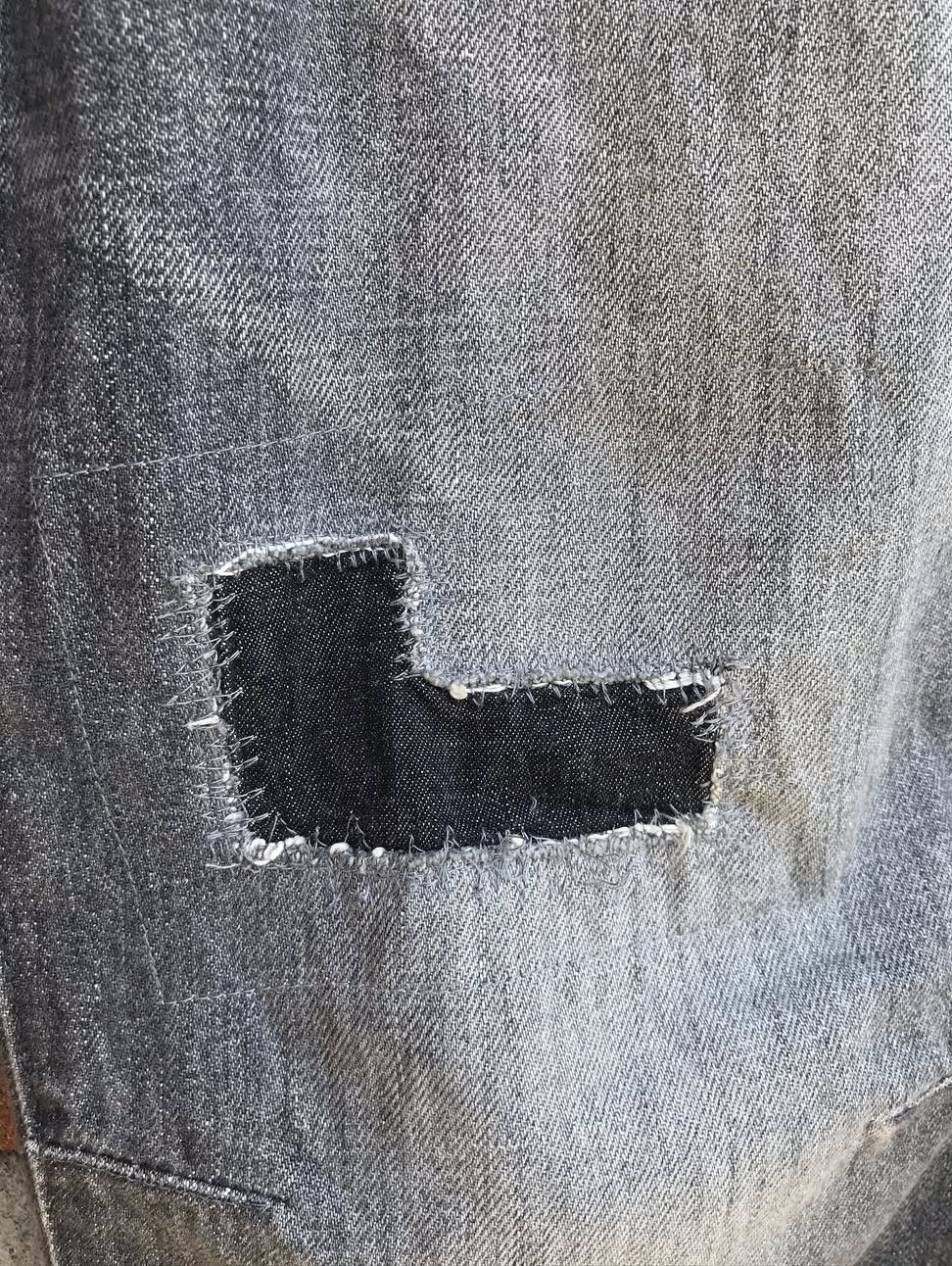Japanese Brand × Sanca Cropped sanca denim half selvedge sashiko pattern Size US 32 / EU 48 - 7 Thumbnail