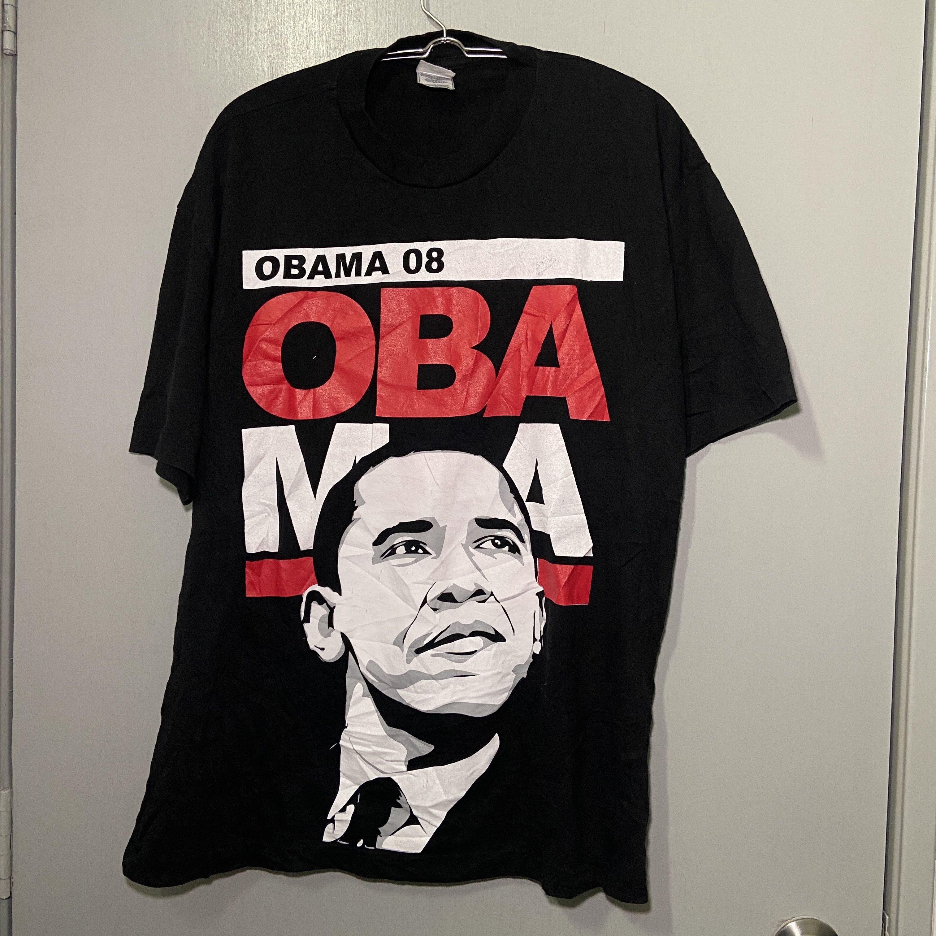 AAA × Vintage Vintage OBAMA 08 Tee Size US L / EU 52-54 / 3 - 1 Thumbnail