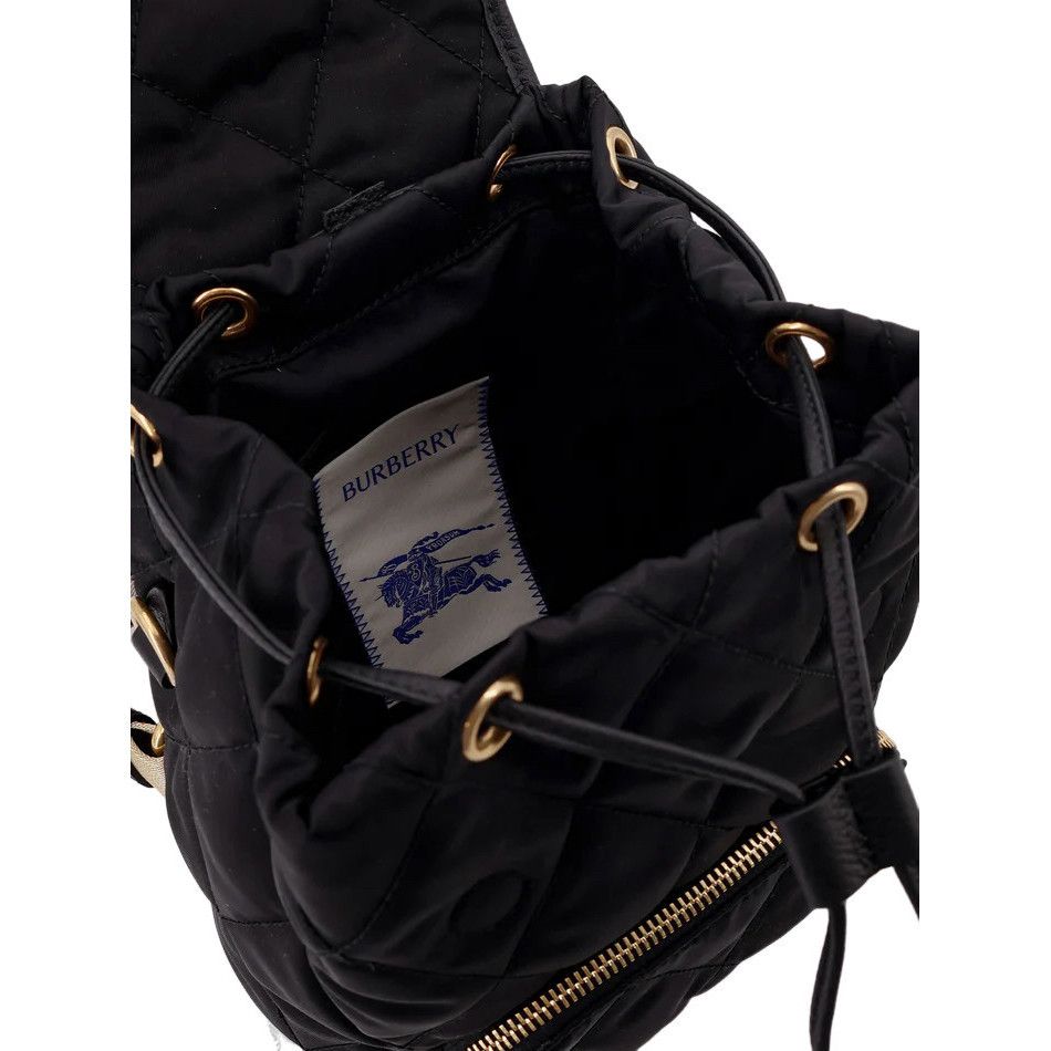 Burberry BURBERRY Horseshoe Black Backpack New Size ONE SIZE - 4 Thumbnail