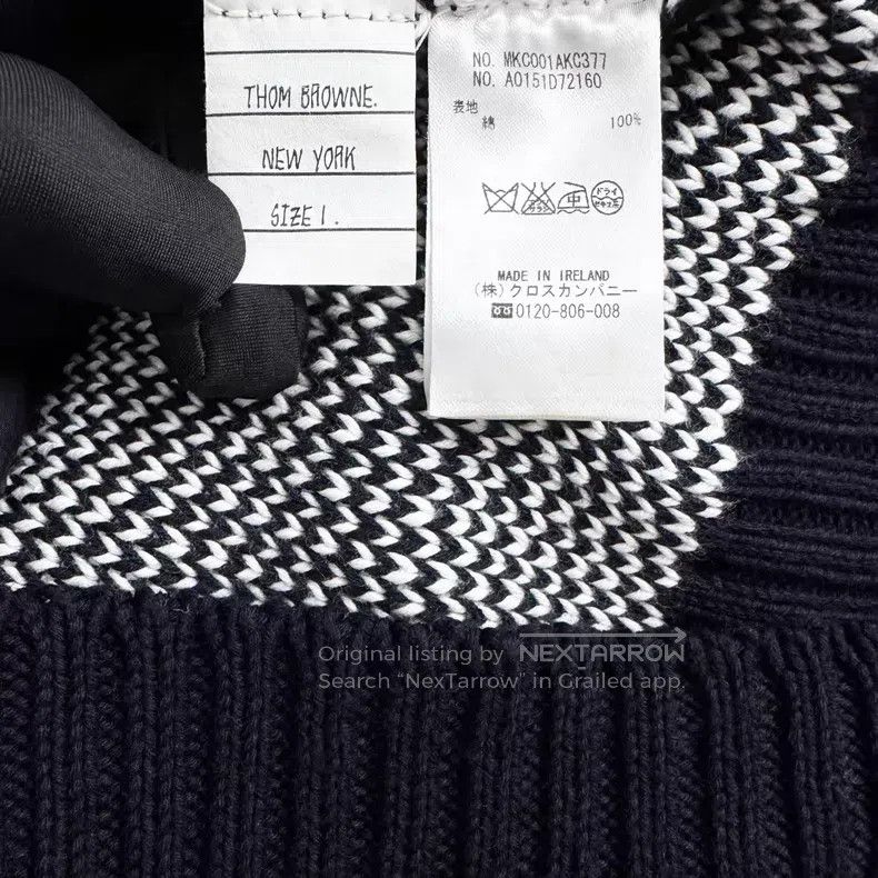 Thom Browne Thom Browne Marine themed intarsia striped knitted cardiga Size US S / EU 44-46 / 1 - 4 Thumbnail