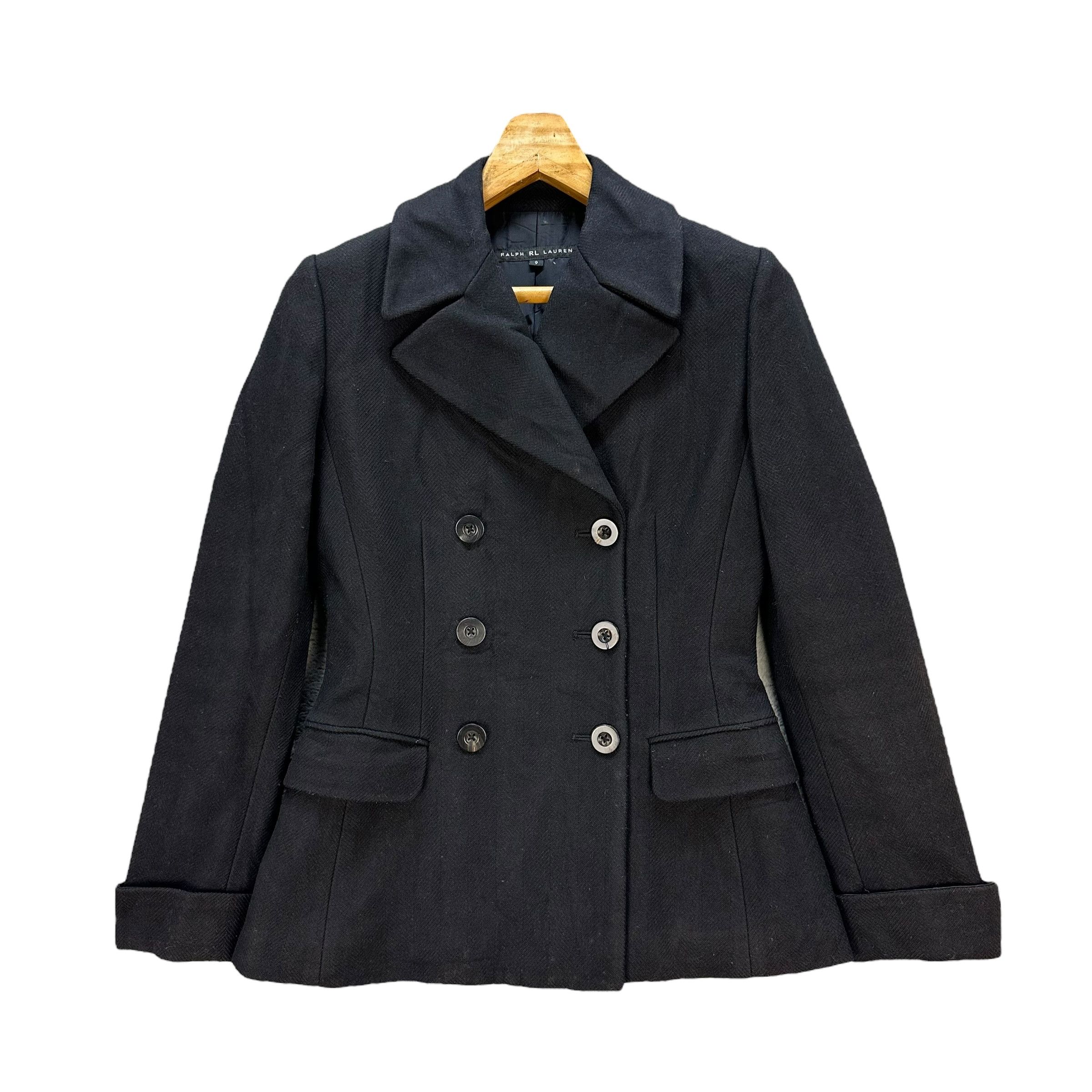 Ralph Lauren RALPH LAUREN Double Breasted Wool Coat Jacket #A39-0881 Size S / US 4 / IT 40 - 1 Thumbnail