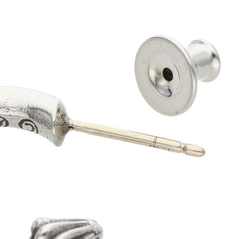 Chrome Hearts Chrome Hearts Plain Hoop Silver Earring Size ONE SIZE - 4 Thumbnail