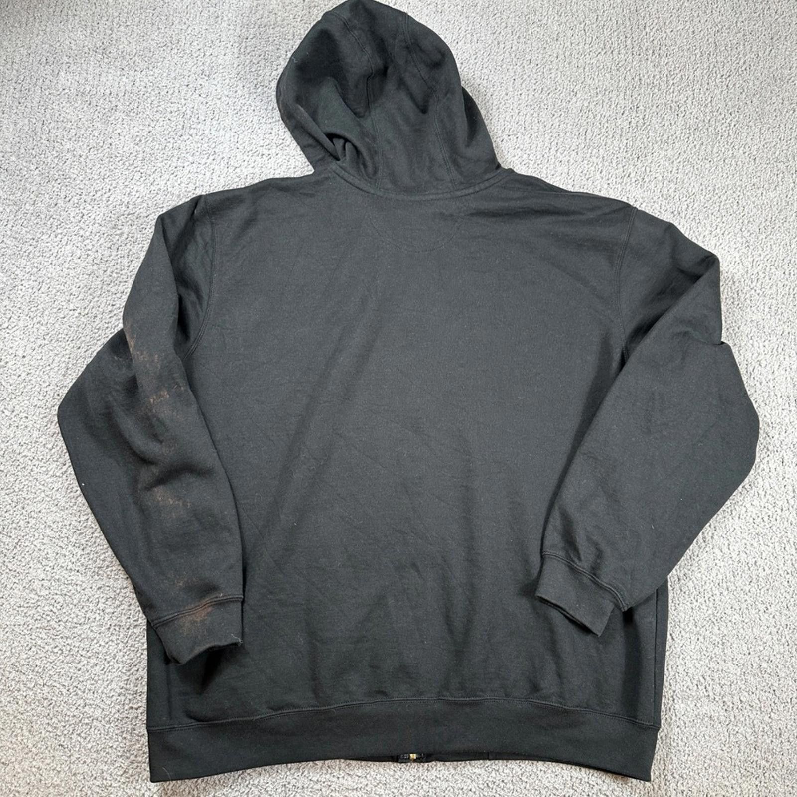 Carhartt Carhartt TS0122-M Mens XL Black Loose Fit Full Zip Hoodie Size US XL / EU 56 / 4 - 3 Thumbnail