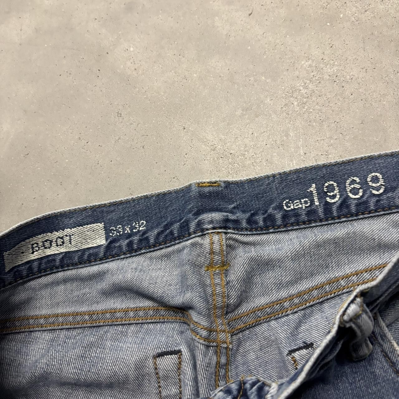 Japanese Brand × Vintage Crazy Vintage Y2K/2000s Grunge Faded Light Wash Distressed Denim Jeans! Size US 33 - 8 Thumbnail