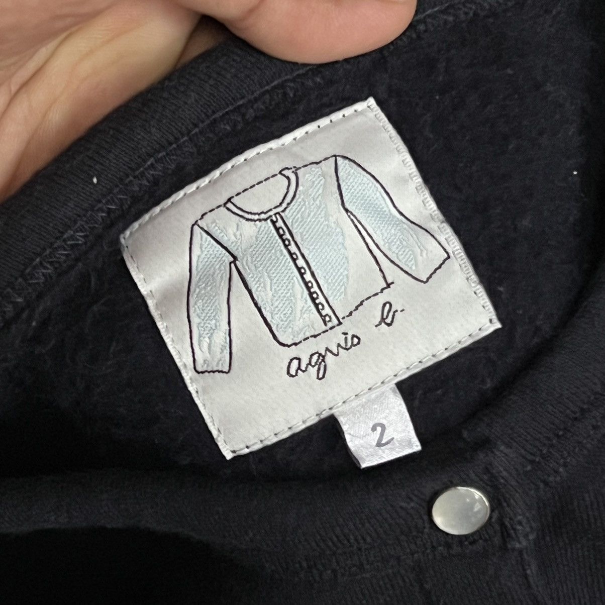 agnes b. “AGNES B.” CROP TOP Size S / US 4 / IT 40 - 3 Thumbnail
