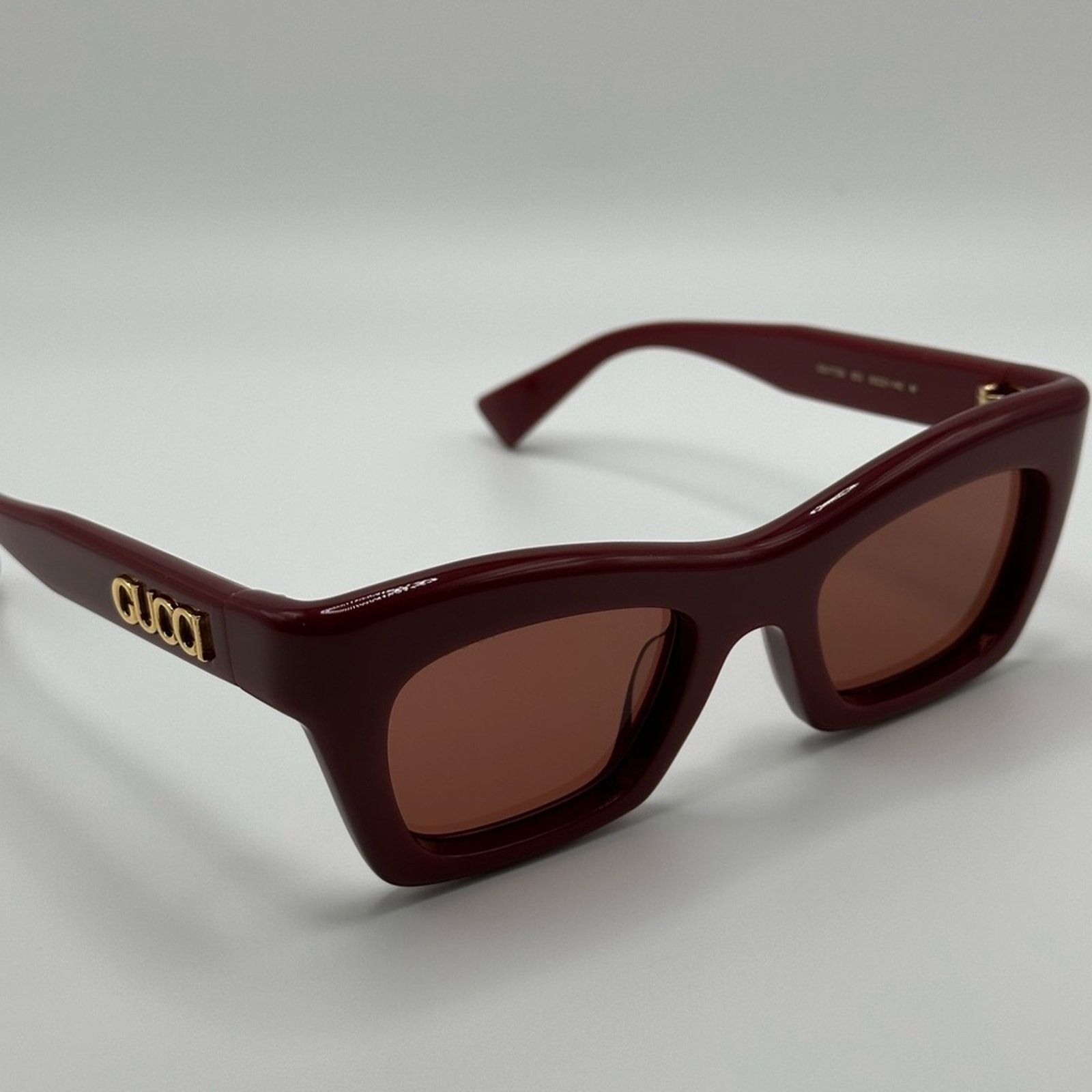 Gucci NEW GUCCI Sunglasses GG1773S 003 Burgundy Brown Women Size ONE SIZE - 7 Thumbnail
