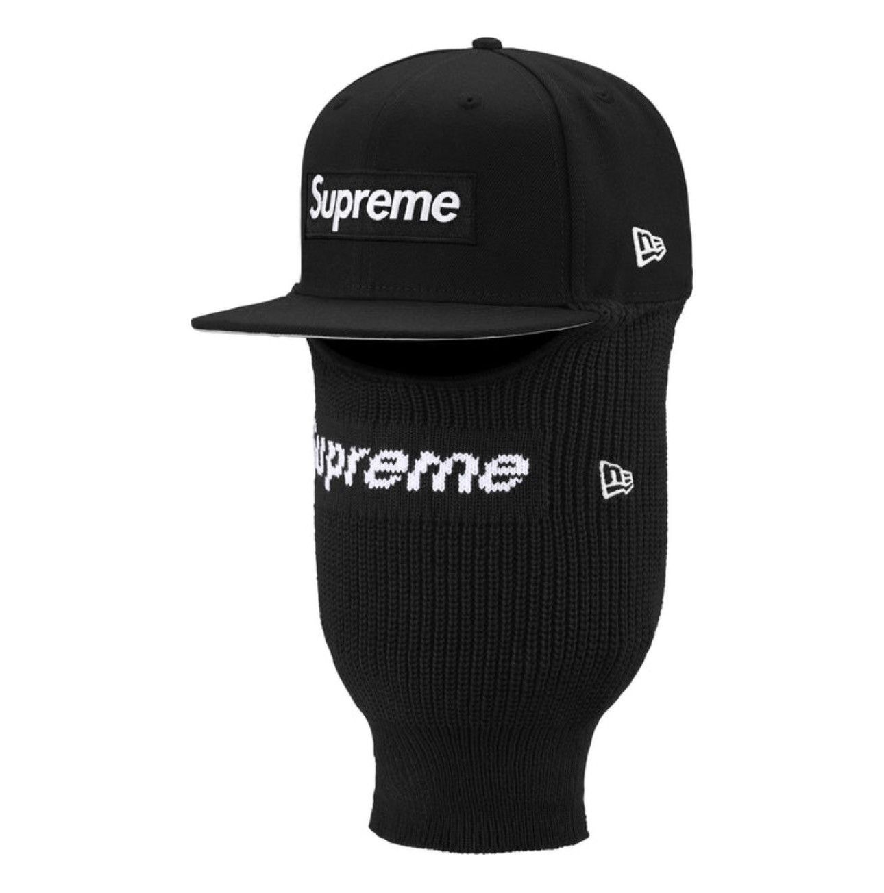 Supreme Supreme New Era Box Logo Fitted Balaclava Black Sz 8 PRESALE Size ONE SIZE - 1 Thumbnail