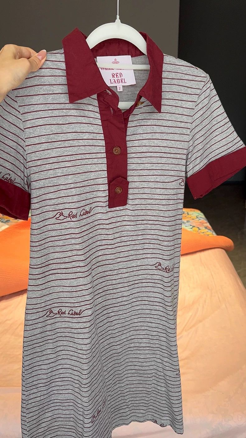 Vivienne Westwood vivienne westwood Red and black graffiti polychrome polo d Size M / US 6-8 / IT 42-44 - 2 Thumbnail