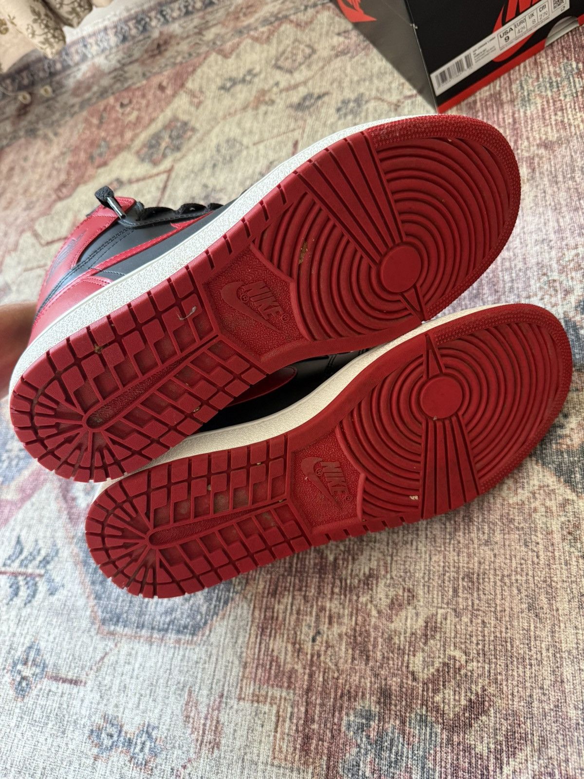 Nike Jordan 1 High 85 Bred Size US 9 / EU 42 - 5 Thumbnail