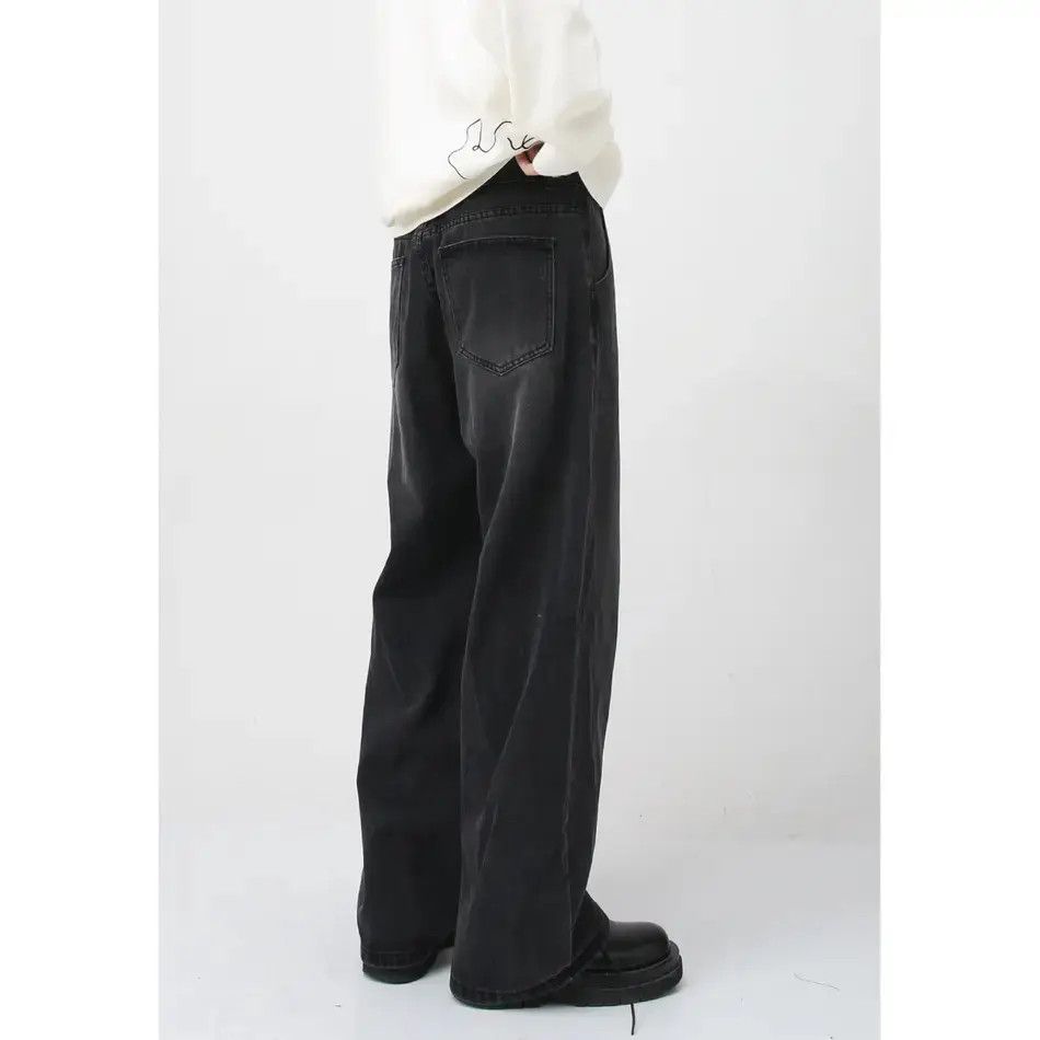 Japanese Brand Retro loose high street zipper jeans Size US 32 / EU 48 - 4 Thumbnail