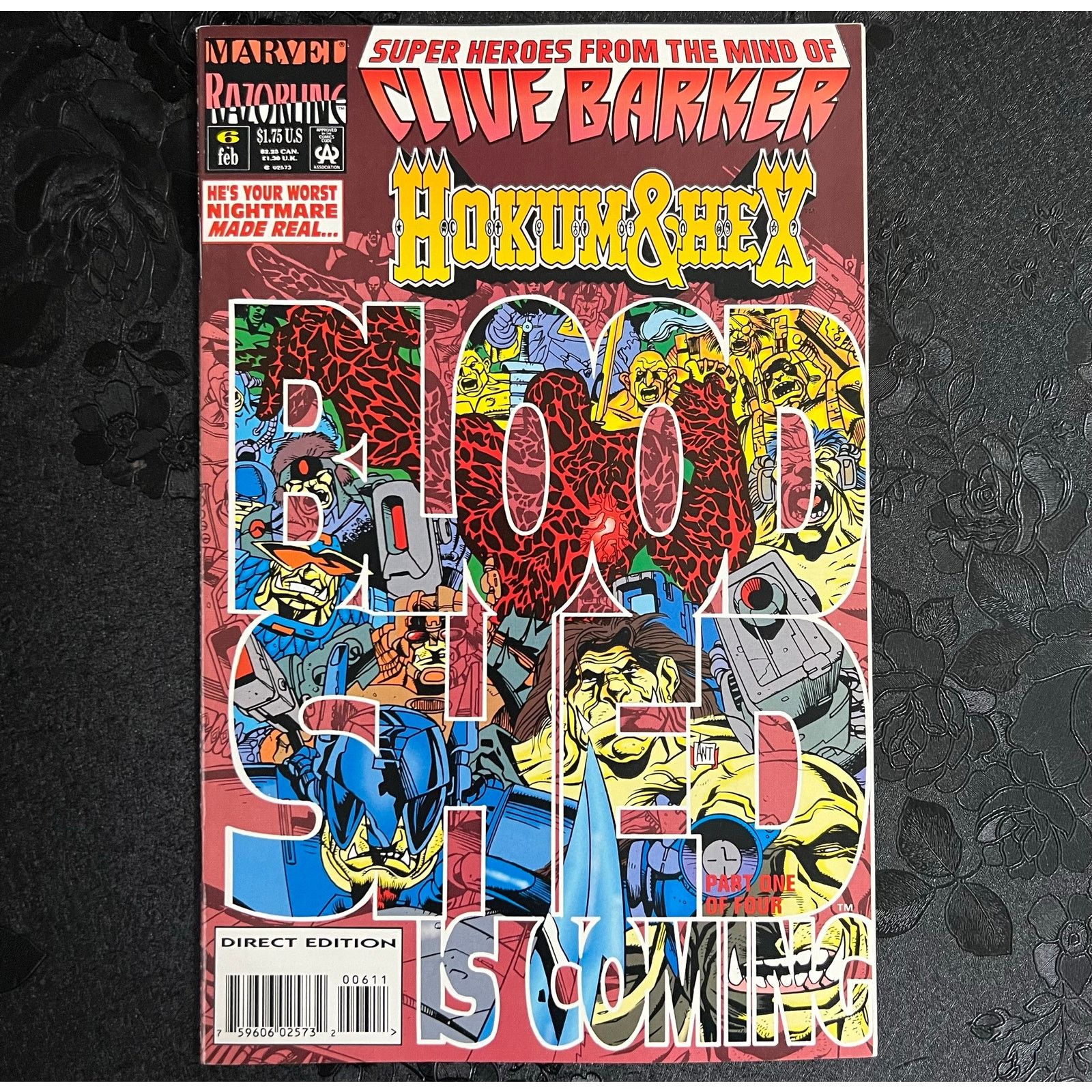 Marvel Comics Clive Barker Hokum & Hex # 6 1993 Marvel Razorline Comics Size ONE SIZE - 1 Thumbnail