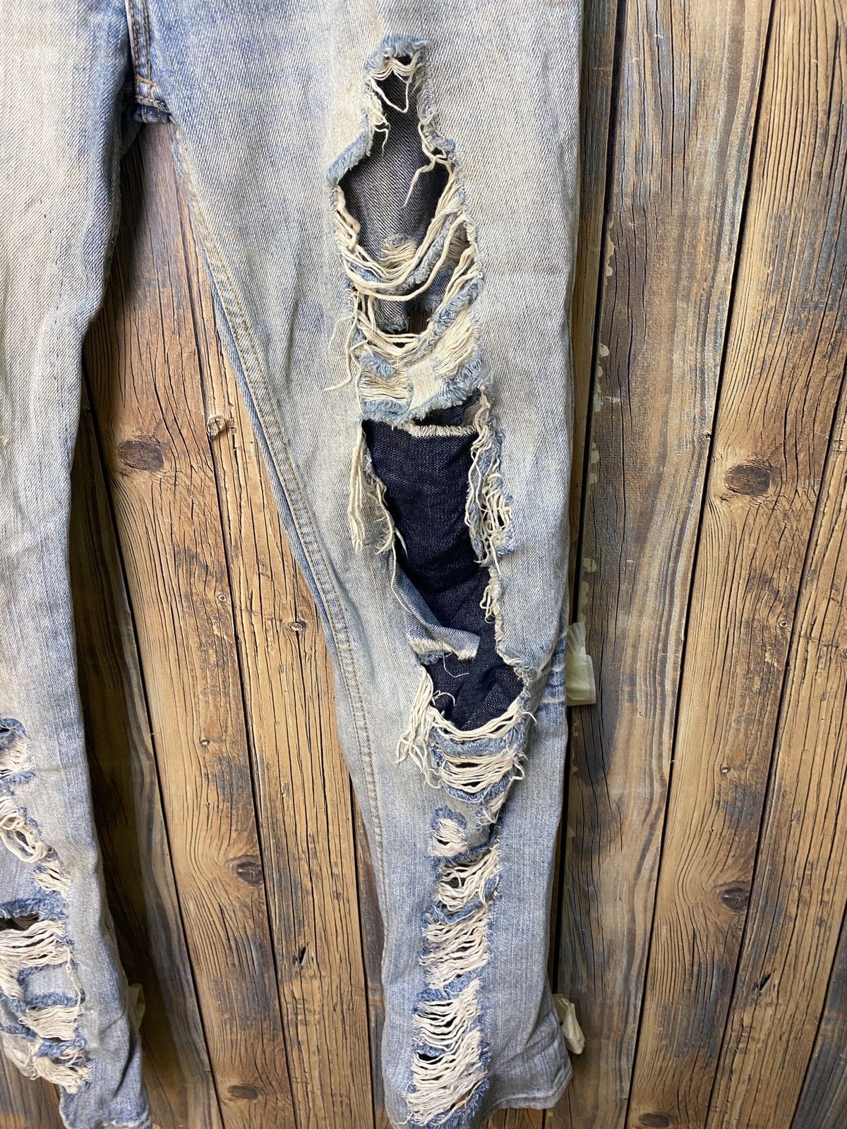If Six Was Nine unbrand Distressed denim saiz 34(n01) Size US 34 / EU 50 - 8 Thumbnail