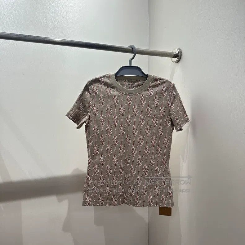 Hermes Hermes All-Over Pig Nose Short Sleeve T-Shirt Size S / US 4 / IT 40 - 1 Thumbnail