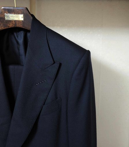 Tom Ford o1sm1stk0824 Shelton Solid Two Piece Suit in Dark Navy Size US M / EU 48-50 / 2 - 2 Thumbnail