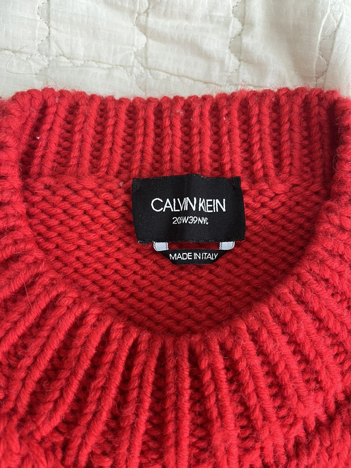 Calvin Klein 205W39NYC CK205W39NYC Distressed Knit Sweater Size US M / EU 48-50 / 2 - 3 Thumbnail