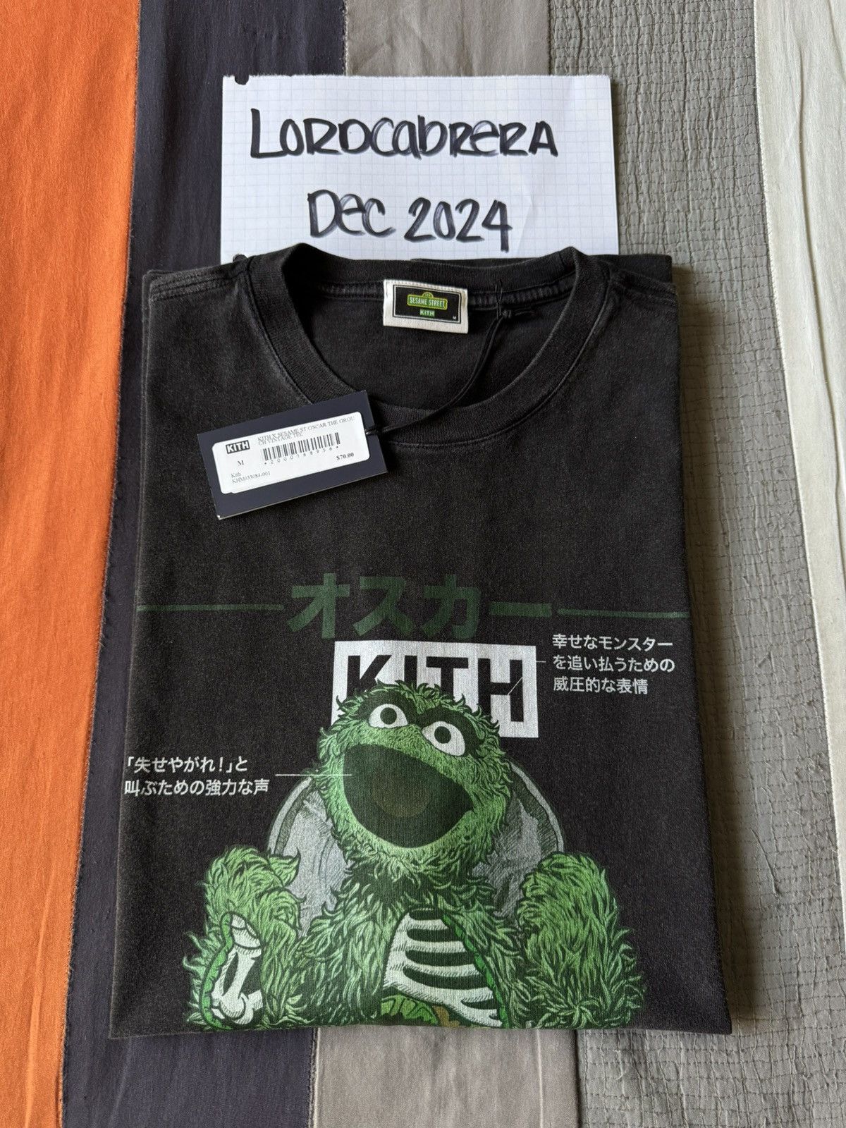 Tシャツ・カットソー Kith x Sesame Street Oscar The Grouch Vintage Tee Vintage Sesame Street Oscar the Grouch T-Shirt | eBay