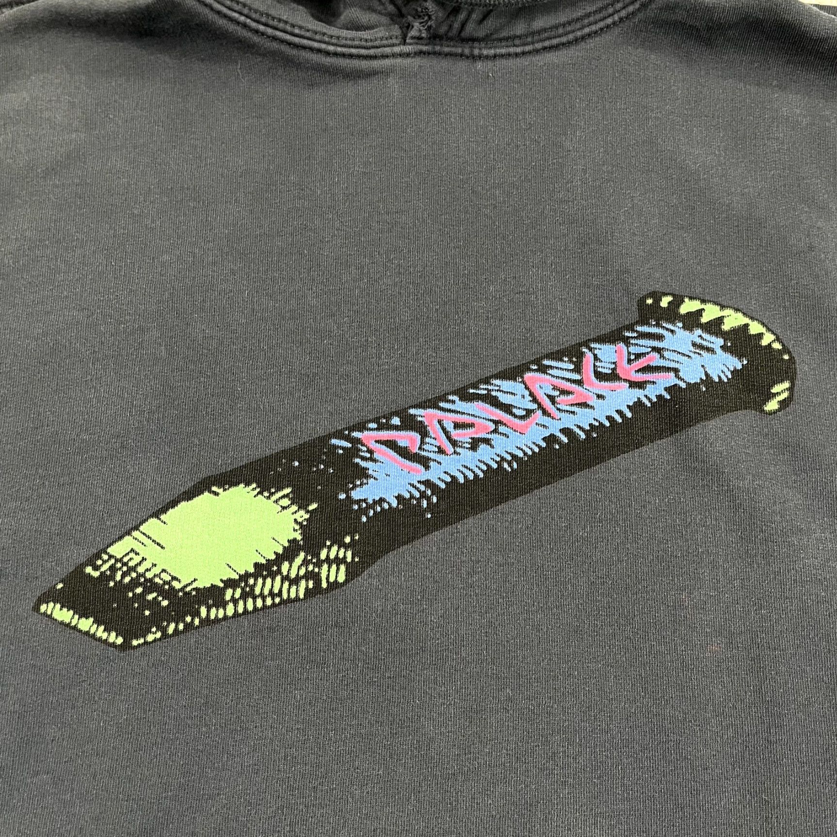 Palace PALACE Hoodie Womens Small Faded Blue Chizzle Up Graphic Skateboards Streetwear Size S / US 4 / IT 40 - 3 Thumbnail