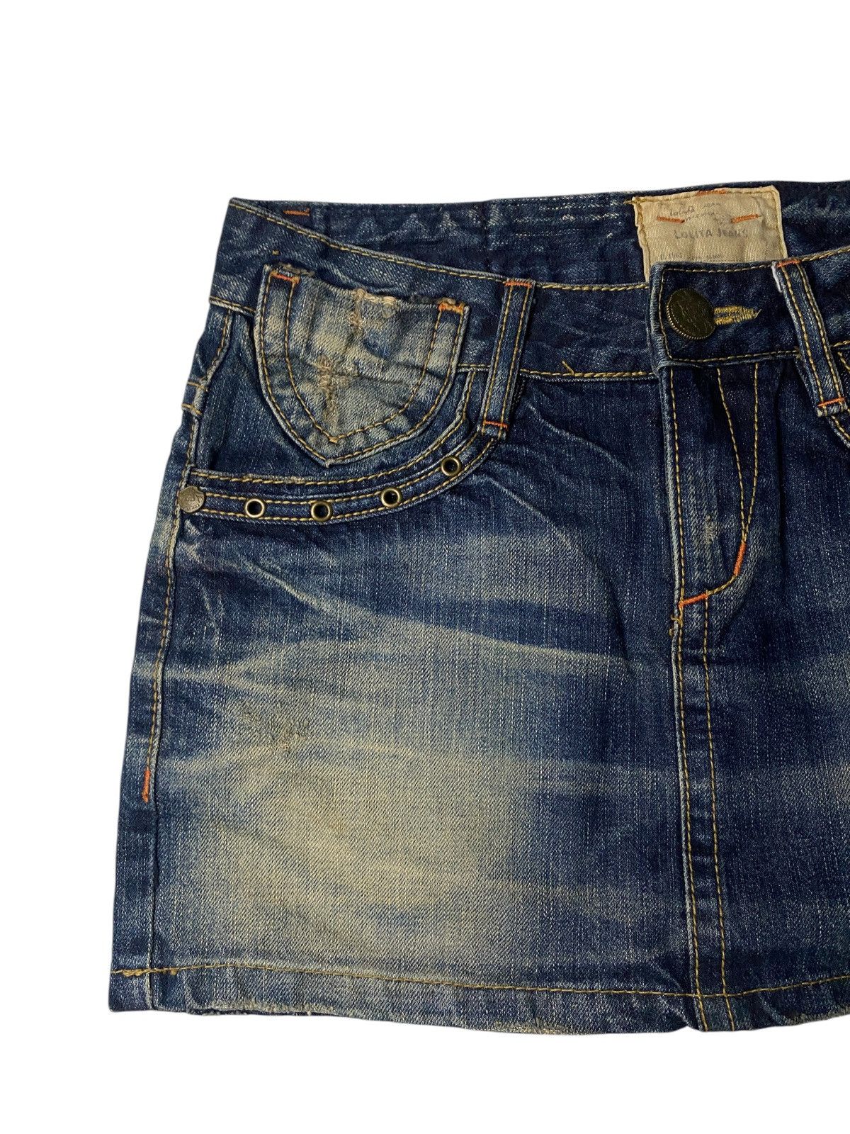Hysteric Glamour 2000's Lolita Jeans Y2K Mini Skirt Size 27" / US 4 / IT 40 - 7 Thumbnail