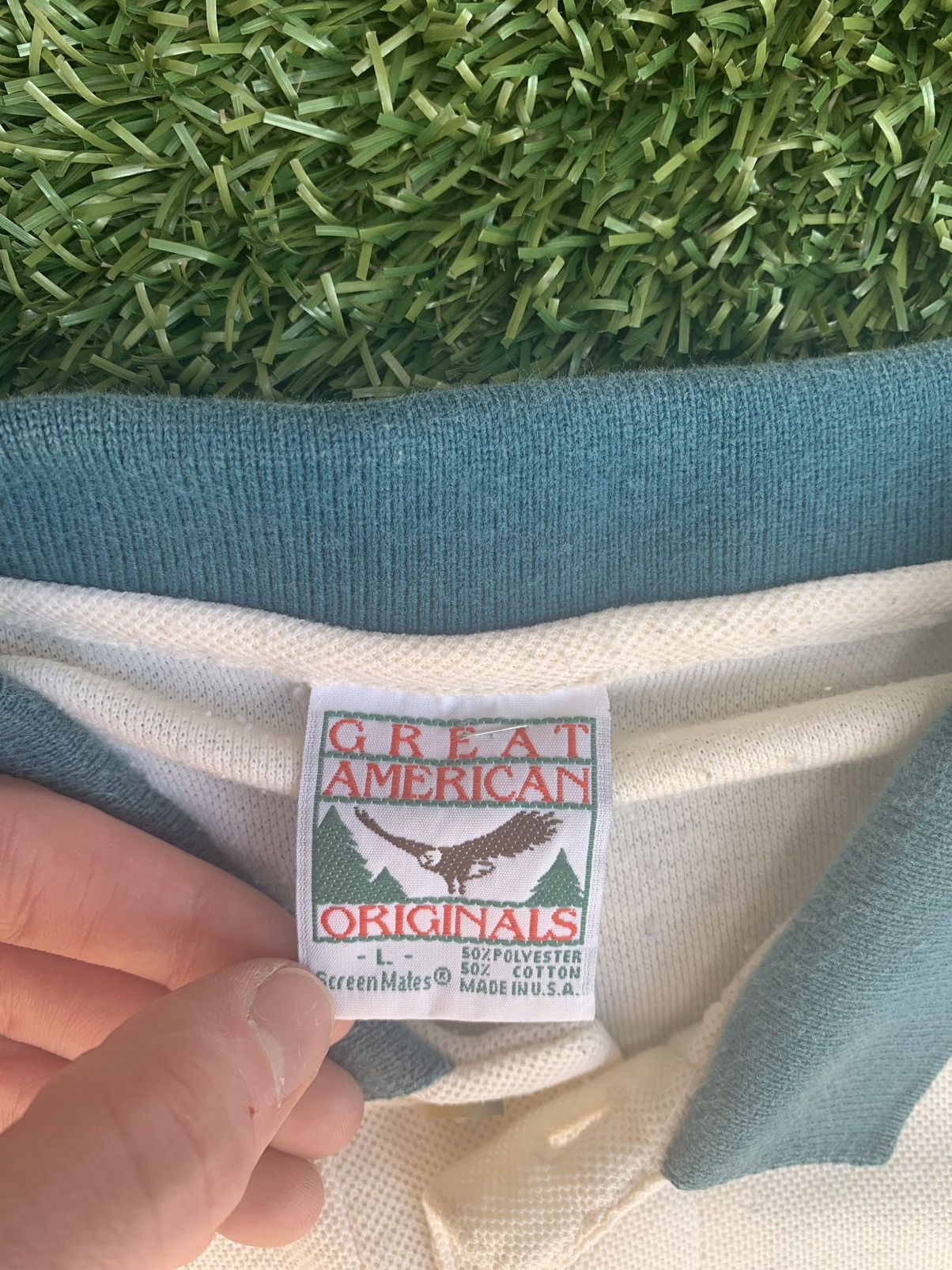 Vintage 90's Sports Polo Size US L / EU 52-54 / 3 - 3 Thumbnail