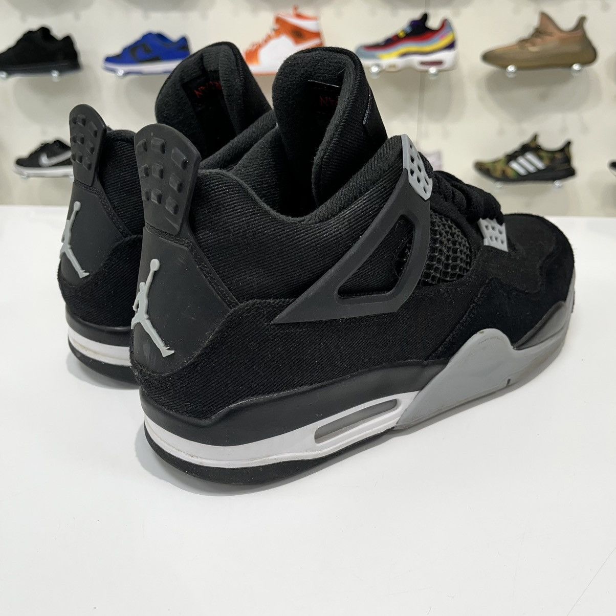 Nike Air Jordan 4 Retro SE Black Canvas Size US 10.5 / EU 43-44 - 5 Thumbnail