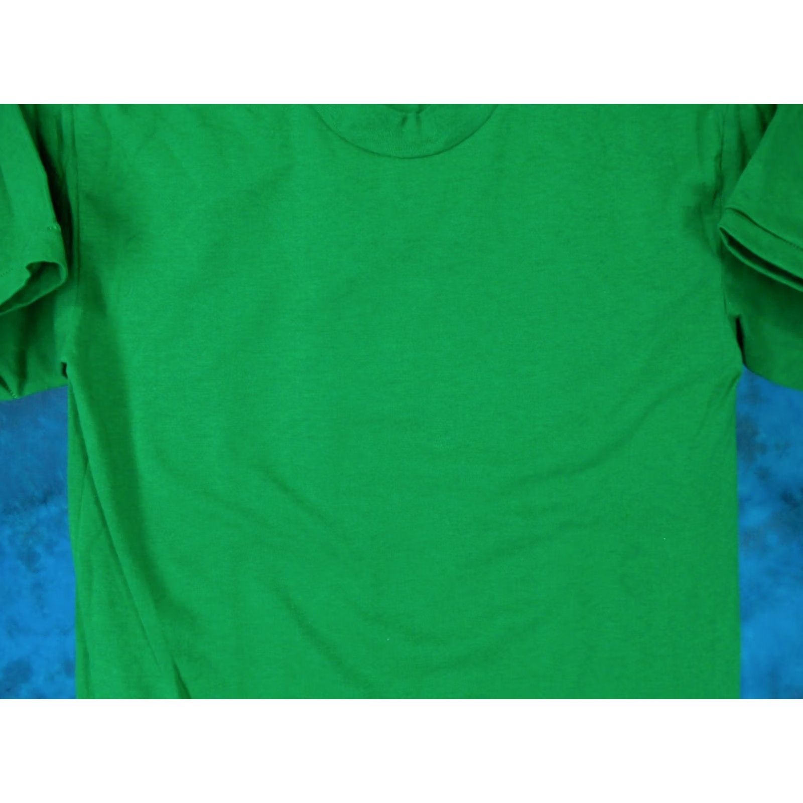 Vintage VINTAGE Sportswear T-Shirt Mens Medium Green 80s 90s Cotton Polyester NOS Short Sleeve Crew Neck Size US M / EU 48-50 / 2 - 5 Thumbnail
