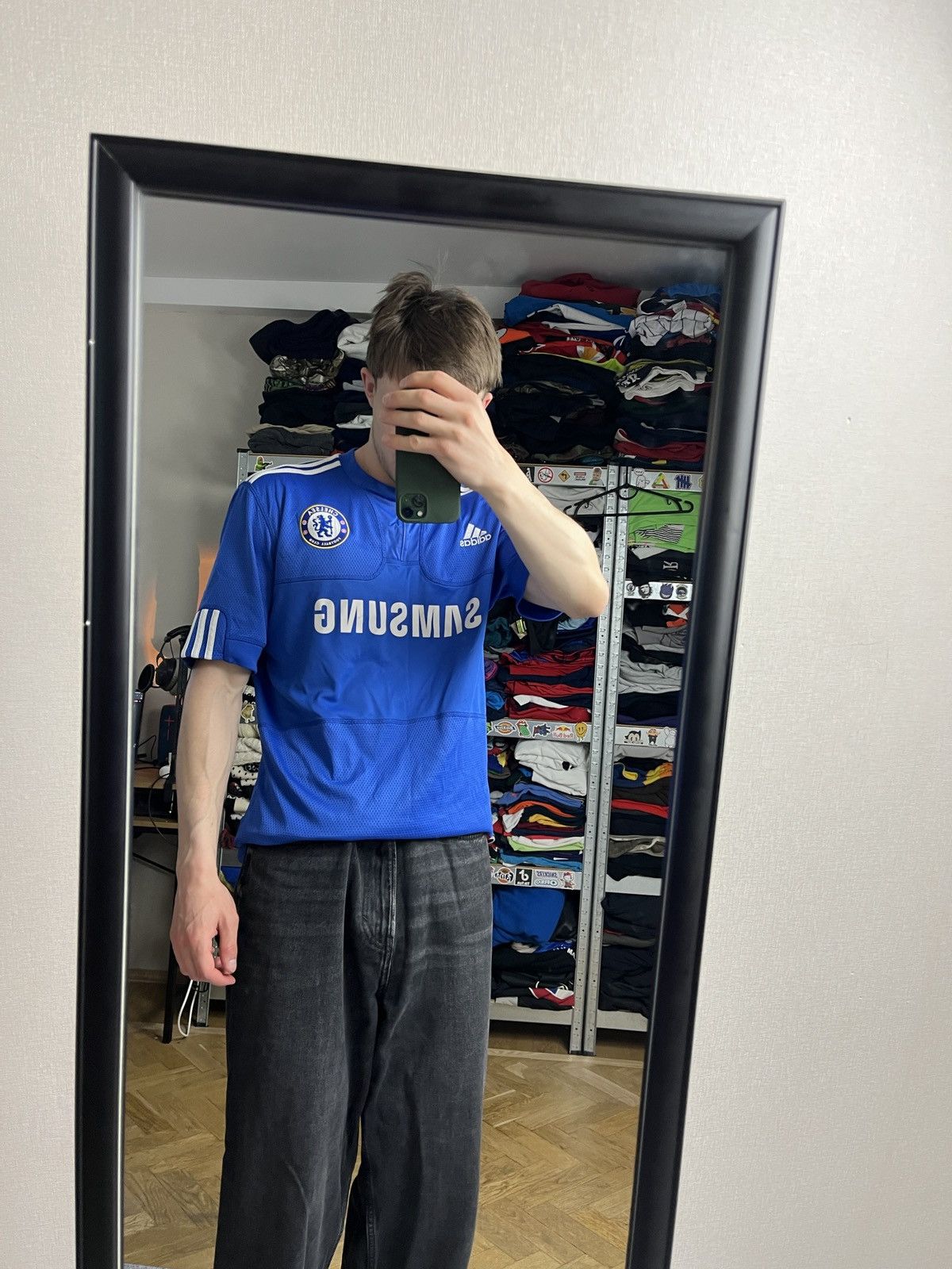 Adidas Adidas Chelsea 2009/2010 Home Soccer Jersey Football Shirt Size US L / EU 52-54 / 3 - 2 Thumbnail