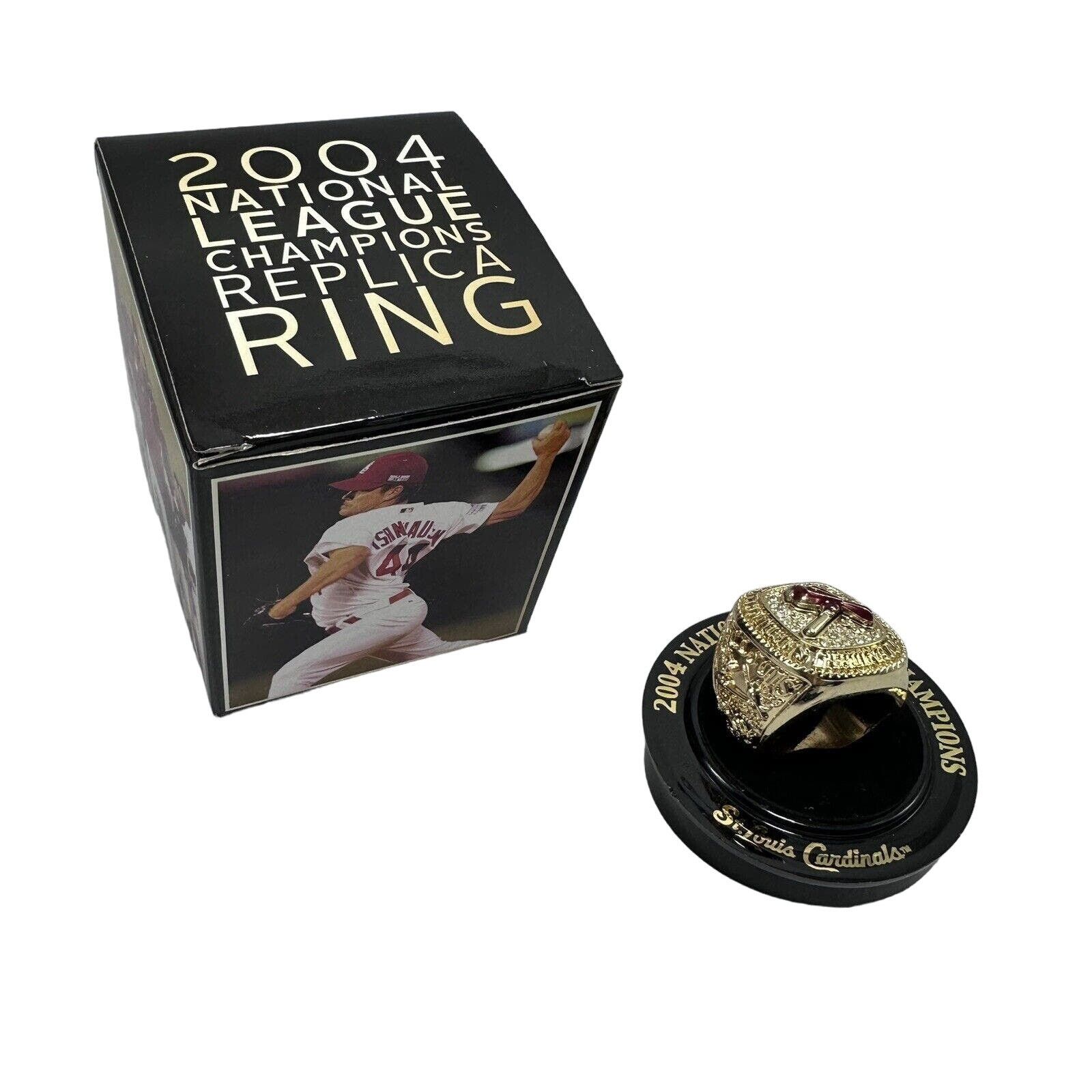 MLB ST Louis Cards Replica Ring 2004 National League Champion Size ONE SIZE - 3 Thumbnail