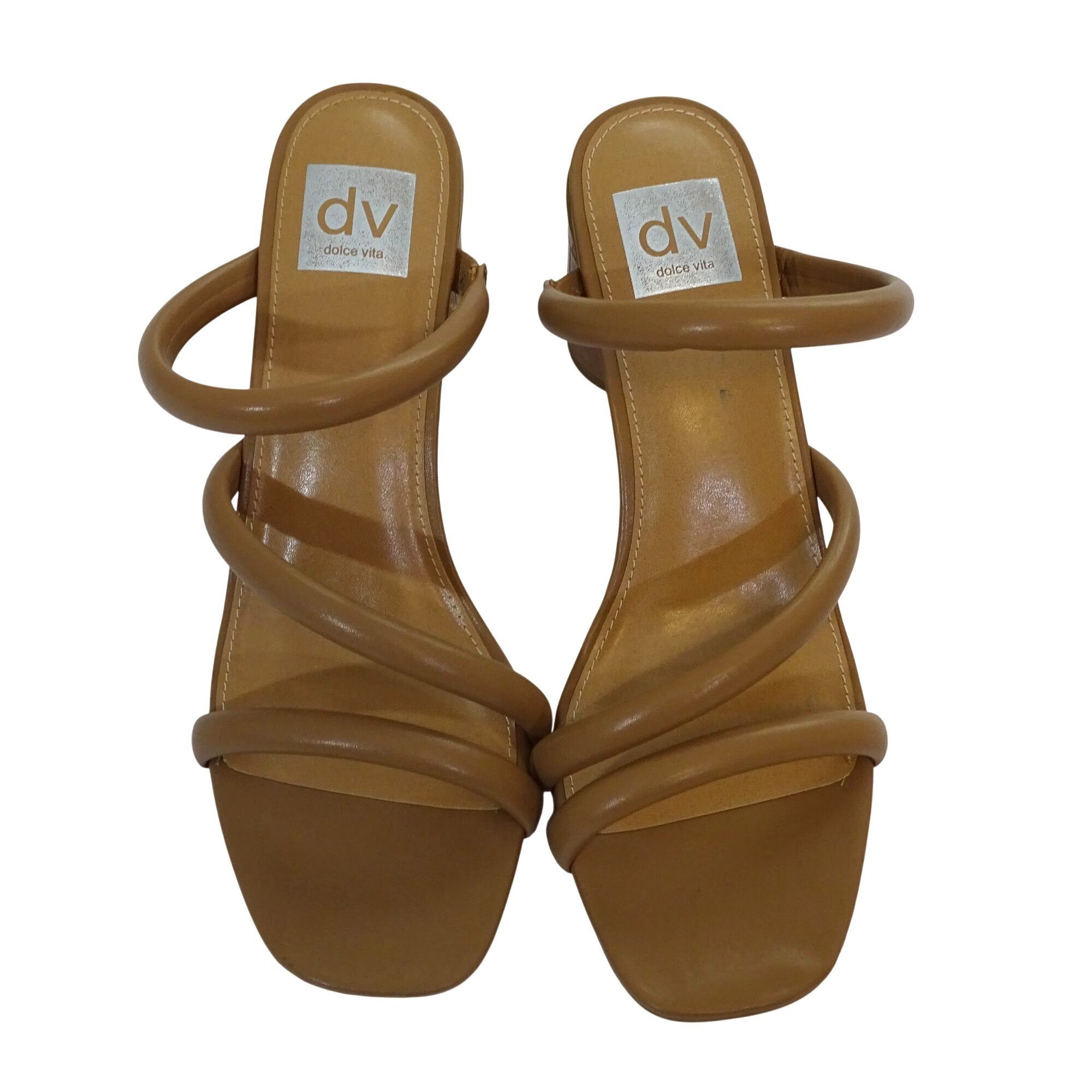 Dolce Vita Dolce Vita Myla Block Heel Sandal Women Size 9 Tan Open Toe Size US 9 / IT 39 - 2 Thumbnail