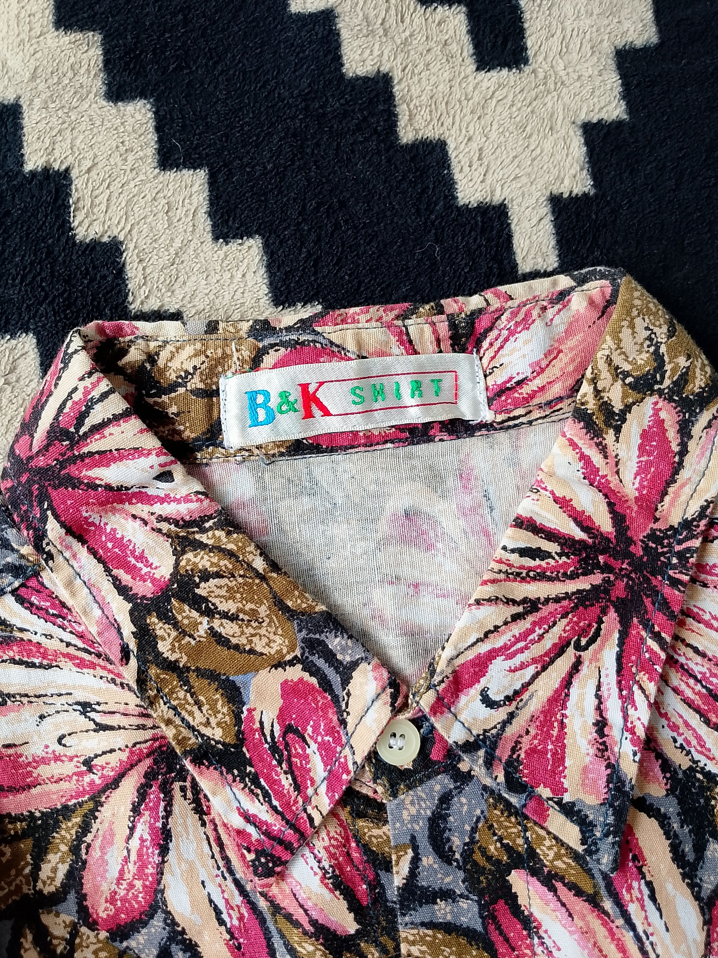 Vintage Vintage B&K Florals Shirt Classic Bohemian Woodstock Size US L / EU 52-54 / 3 - 7 Thumbnail