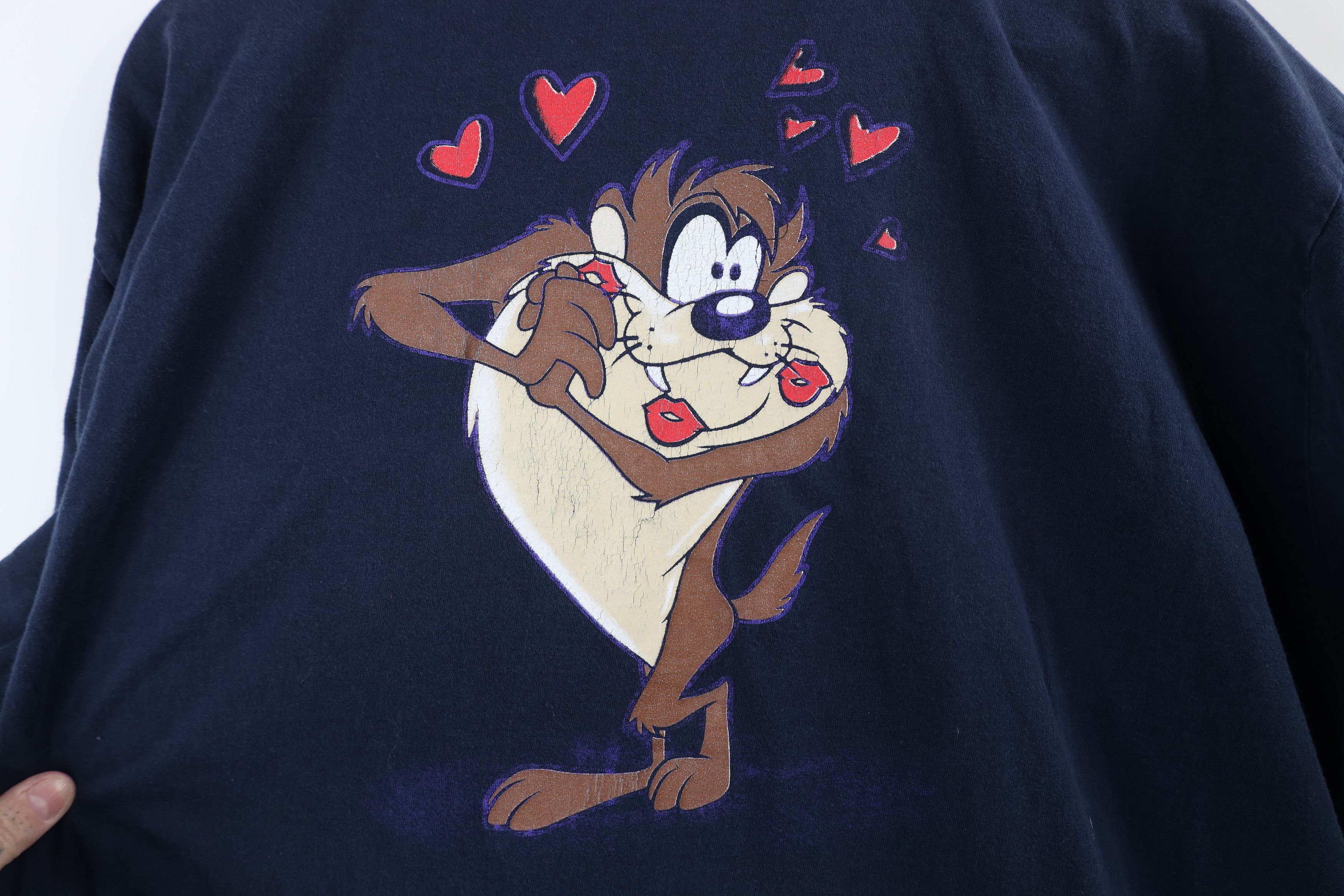 Vintage Vintage Y2K 2000 Looney Tunes Behave Taz She Devil T-Shirt Size XXL / US 16-18 / IT 52-54 - 10 Thumbnail