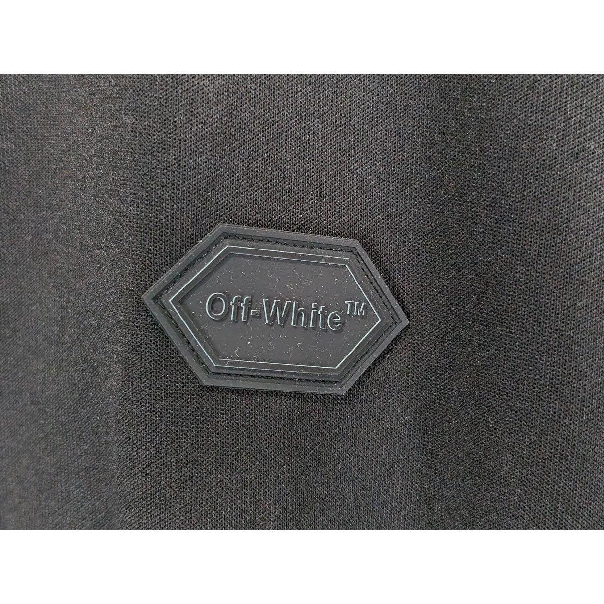 Off-White o1rshd1 Knit Tape Track Jacket in Black Size US XL / EU 56 / 4 - 5 Thumbnail