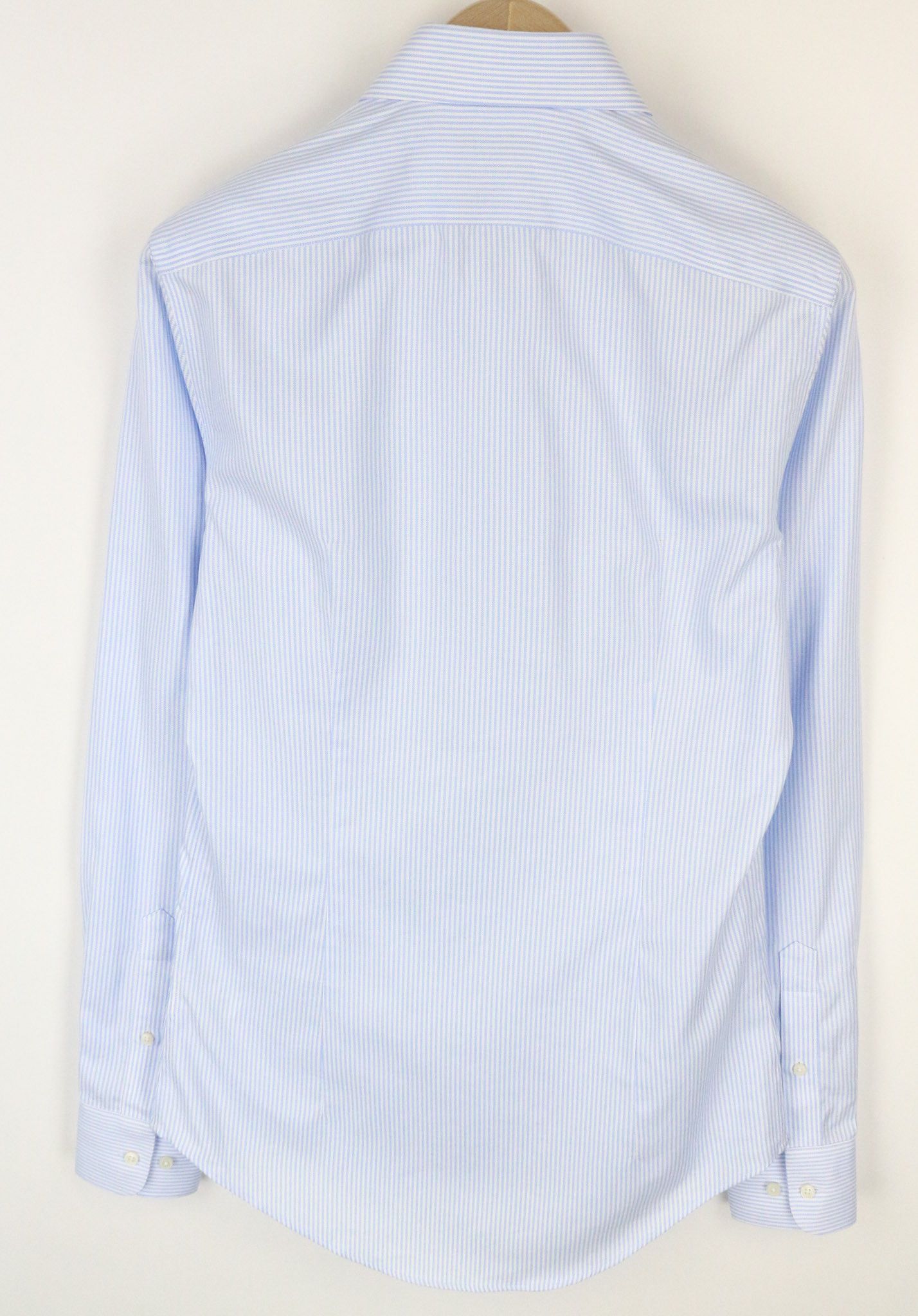 Suitsupply 38L/15L Extra Slim Blue Cotton Striped 72684 Size 38L - 2 Thumbnail
