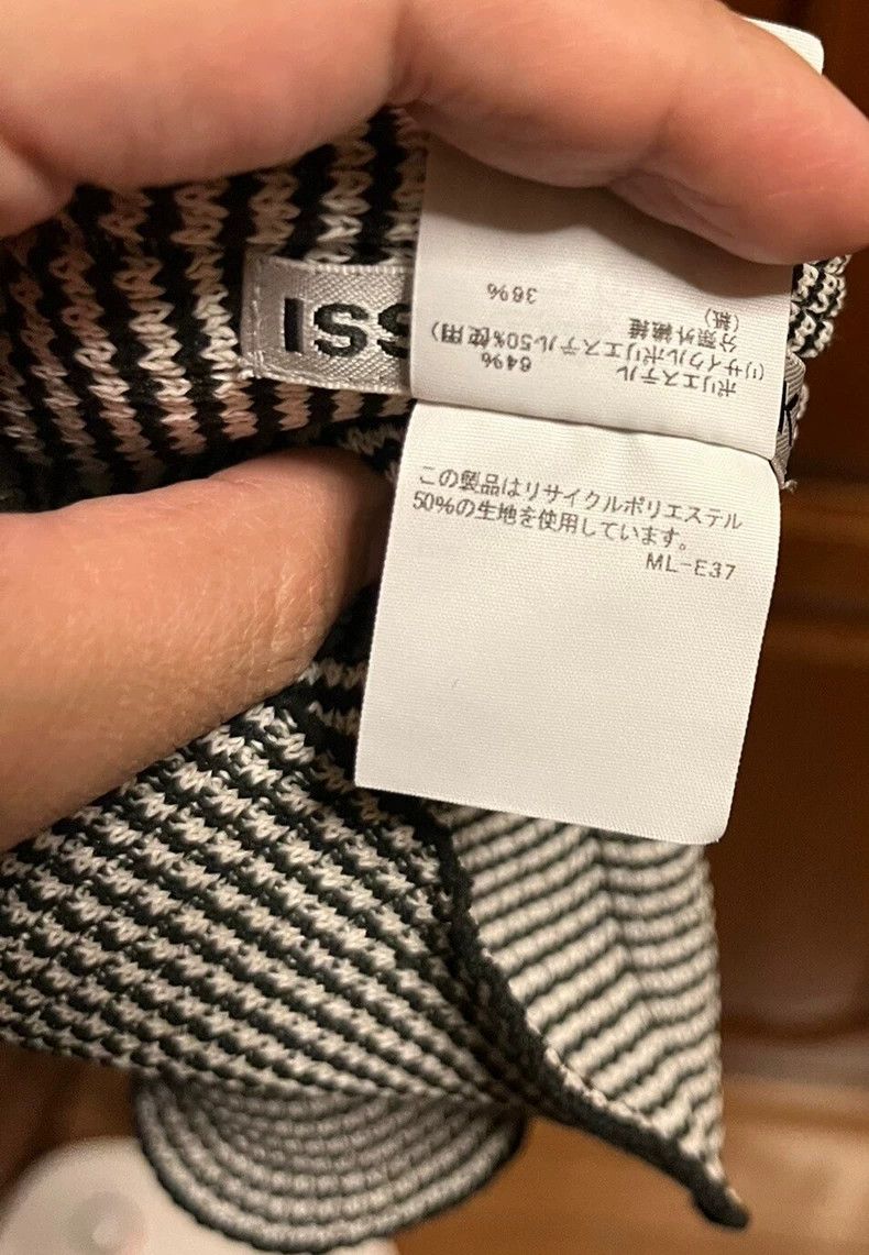Issey Miyake Issey Miyake size:2 A grey semi-high-neck long-sleeved top Size M / US 6-8 / IT 42-44 - 5 Thumbnail