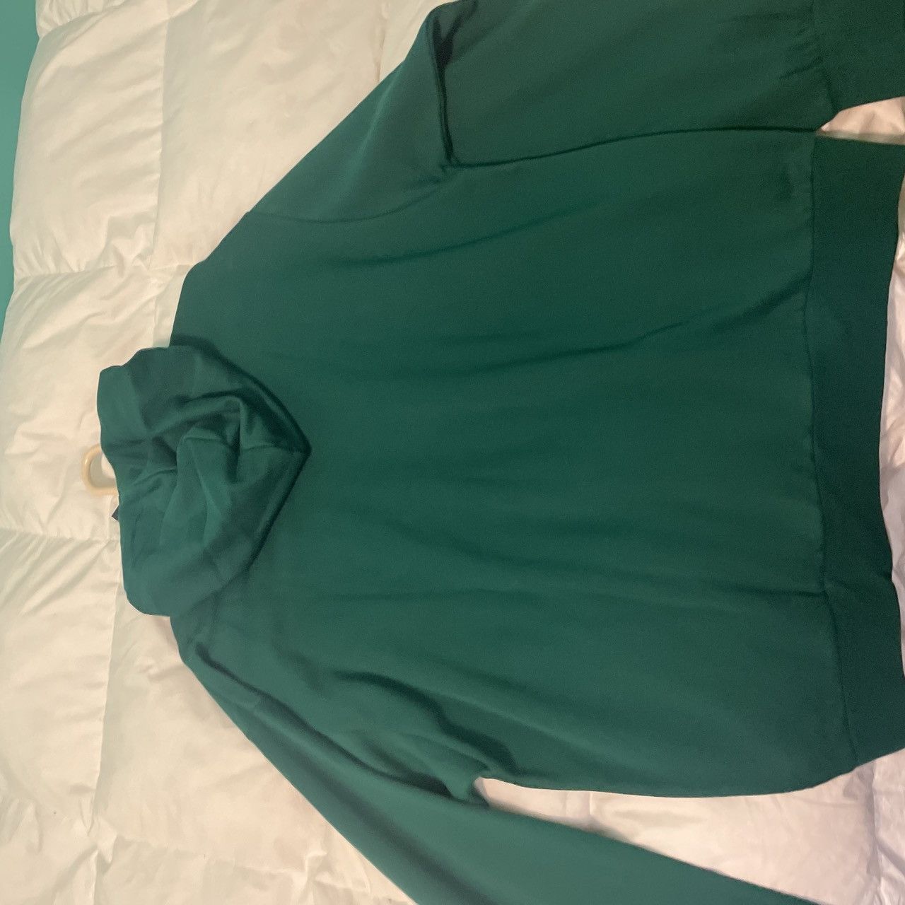 Adidas Dark Green Adidas Hoodie Size US L / EU 52-54 / 3 - 2 Thumbnail